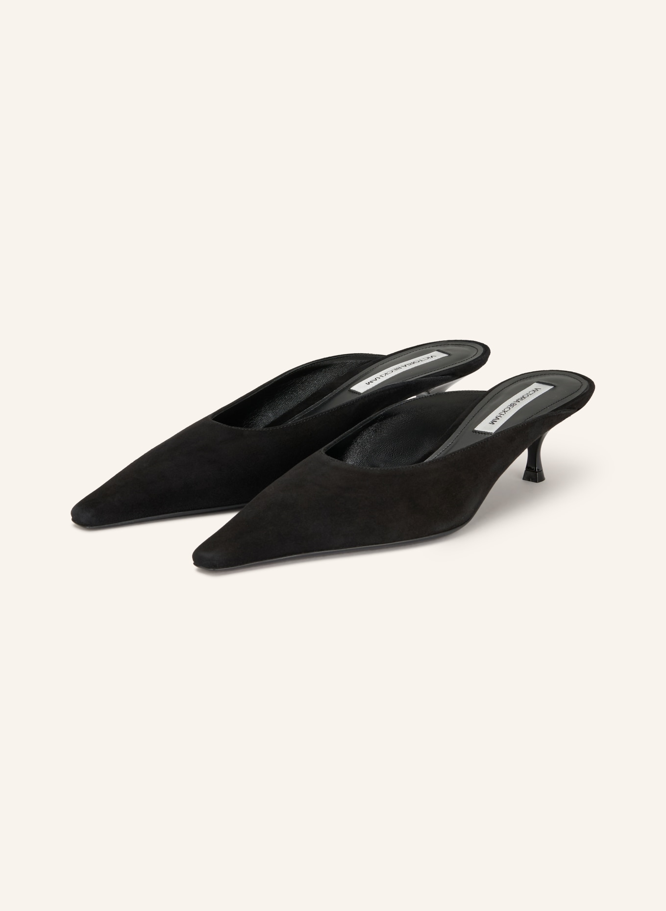 VICTORIA BECKHAM Mules: BLACK