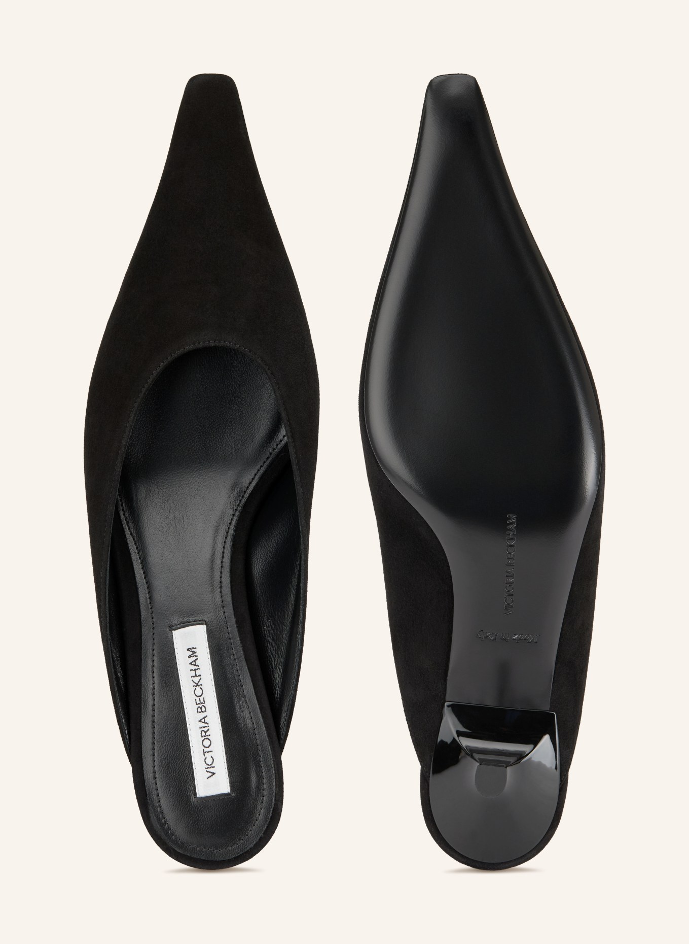 VICTORIA BECKHAM Mules: BLACK