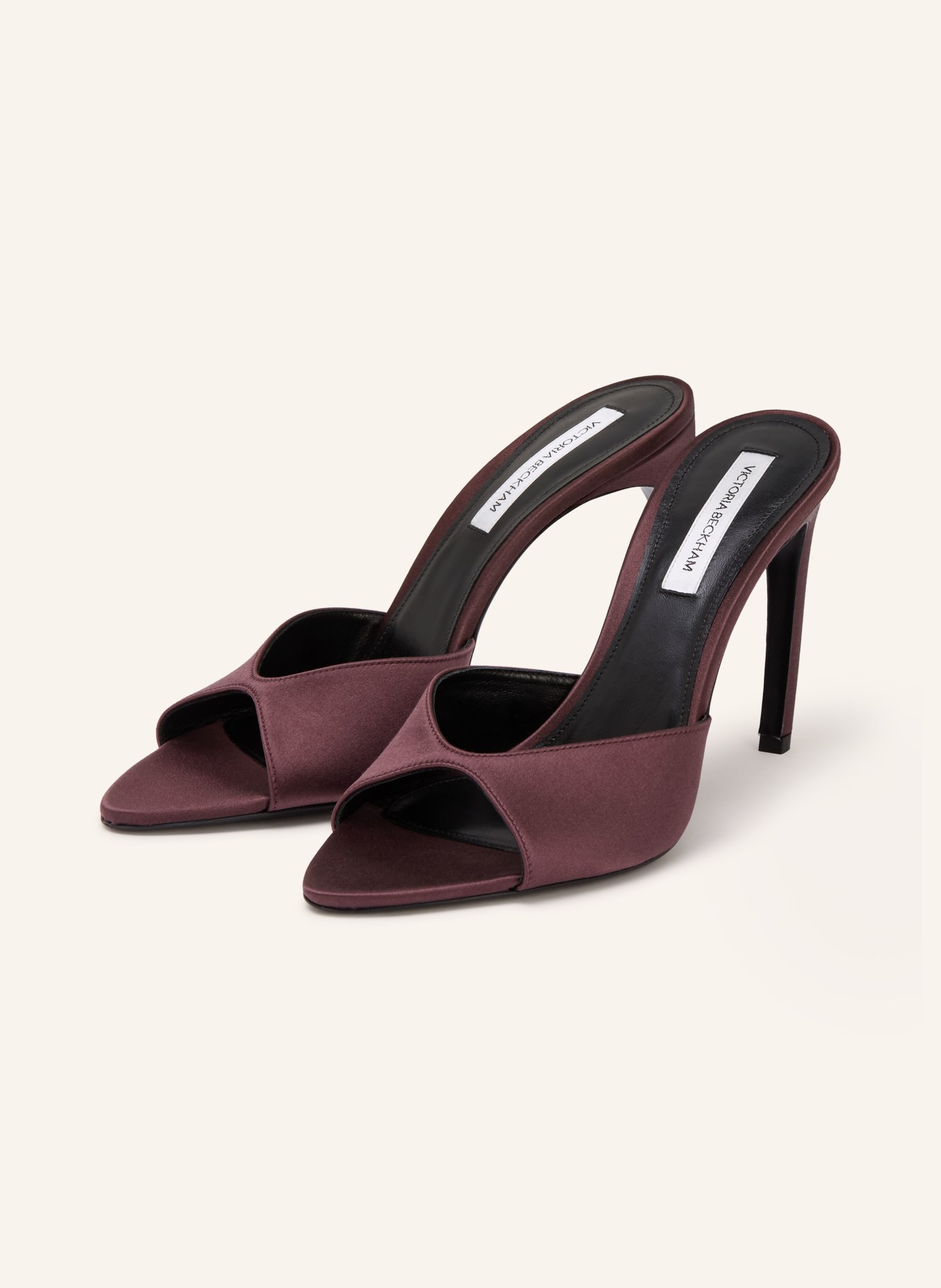 VICTORIA BECKHAM Mules HARLOW: DUNKELROT