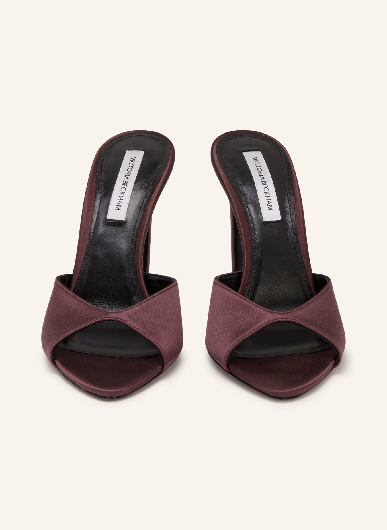 VICTORIA BECKHAM Mules HARLOW: DUNKELROT