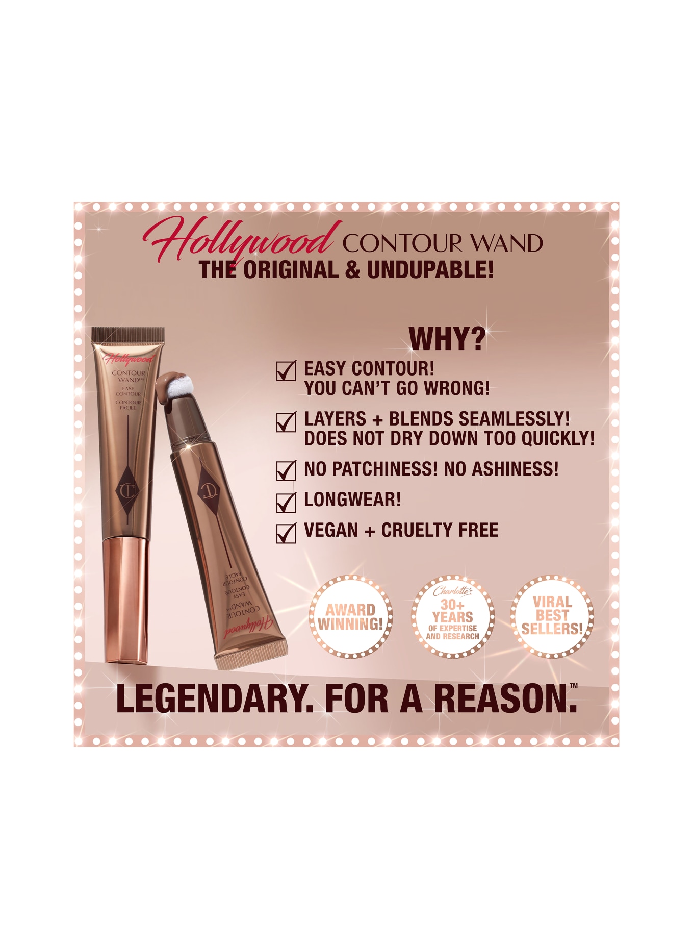 Charlotte Tilbury HOLLYWOOD CONTOUR WALL: TAN/DEEP