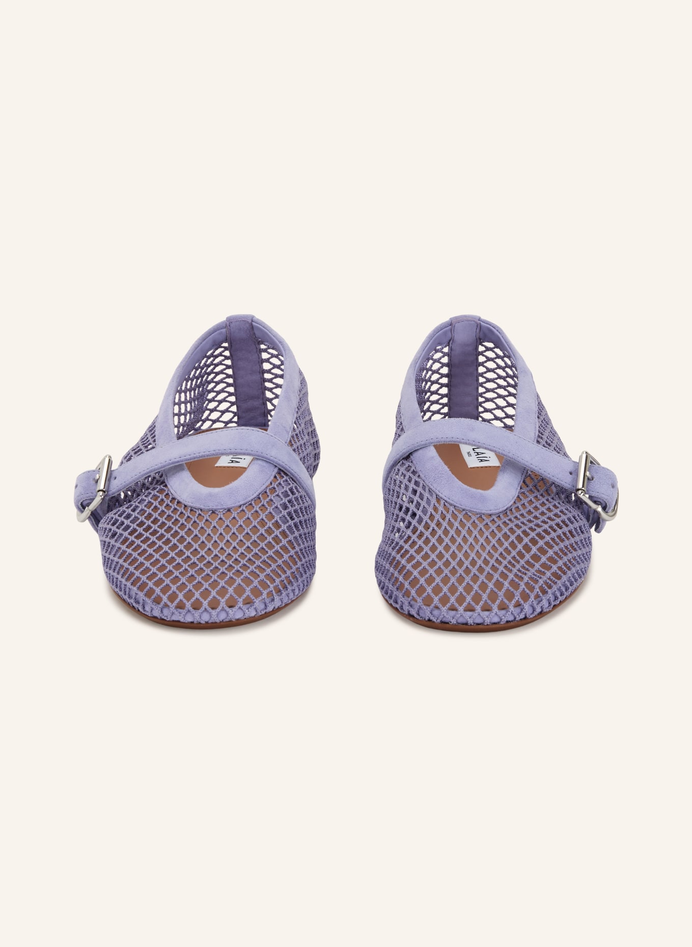 ALAÏA ballerina's: LICHTPAARS