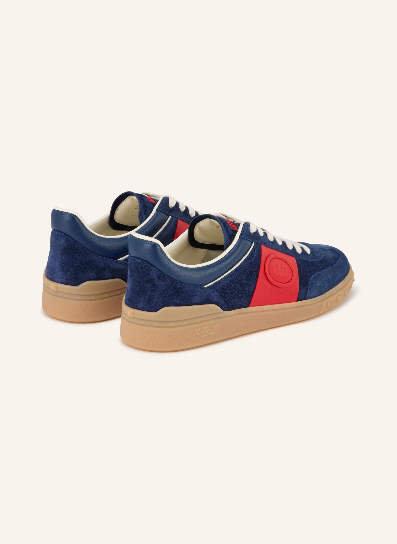 VALENTINO GARAVANI Sneakers UPVILLAGE: DARK BLUE / ECRU / RED