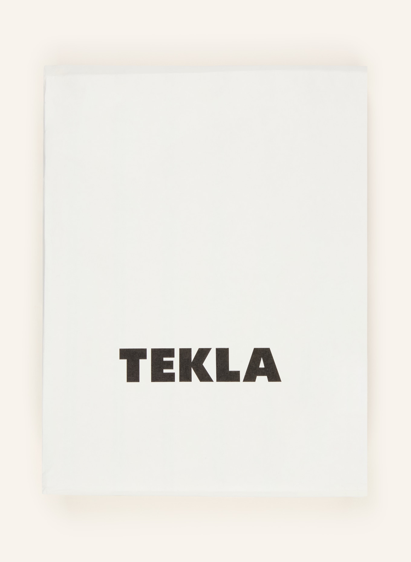 TEKLA Housse de couette: MARRON CLAIR / MARRON FONCÉ