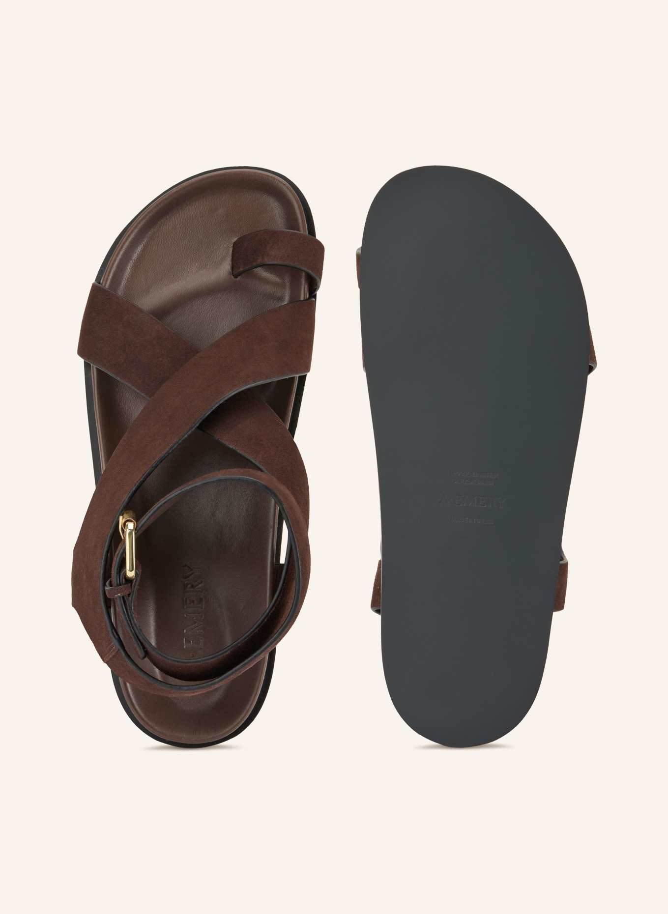 A.Emery Sandalen THE JALEN: DUNKELBRAUN