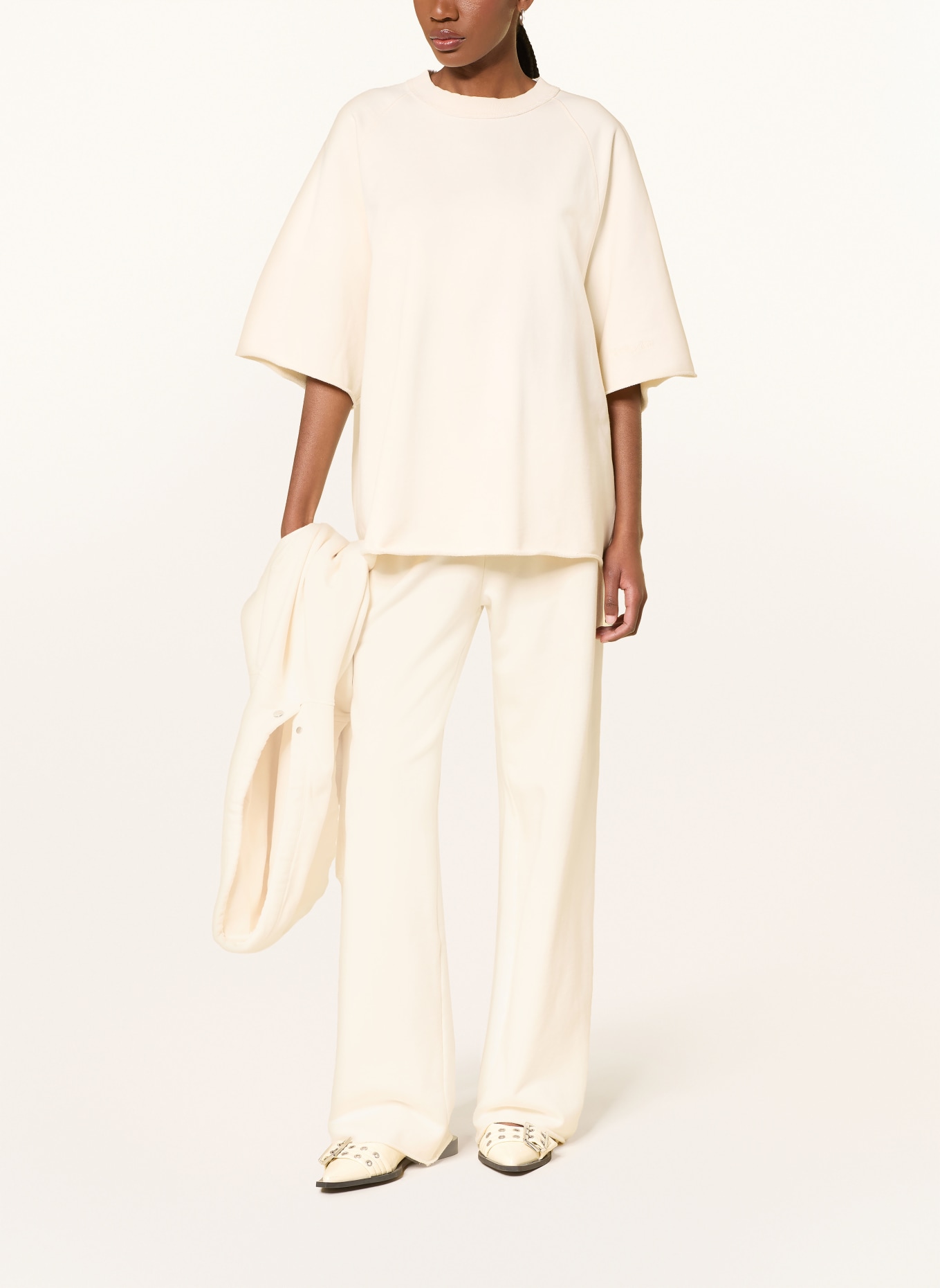black palms Oversized-Sweatshirt HONEY 1.0: CREME