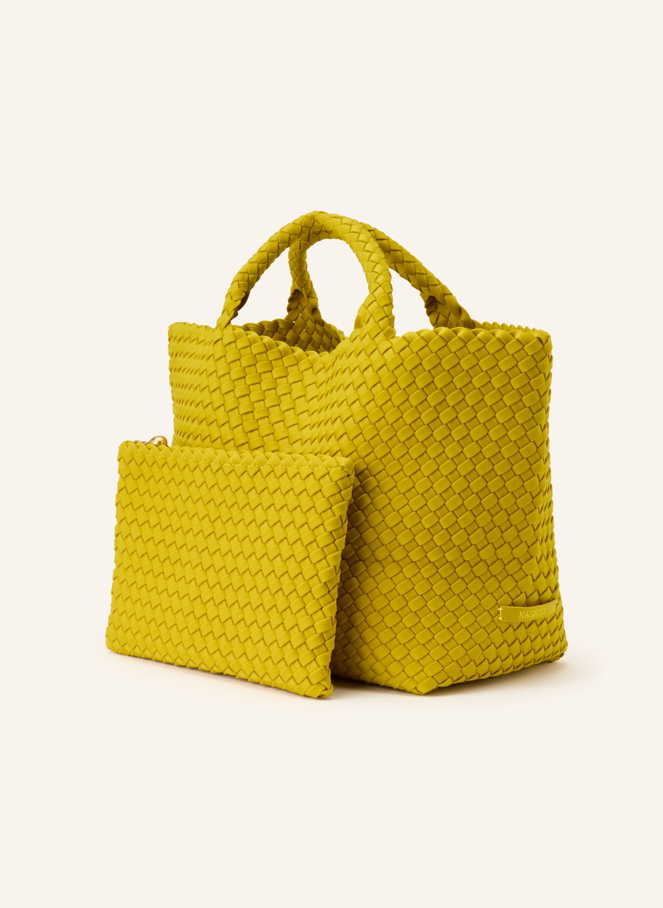 Naghedi Handtasche ST BARTHS MEDIUM mit Pouch: NEONGELB