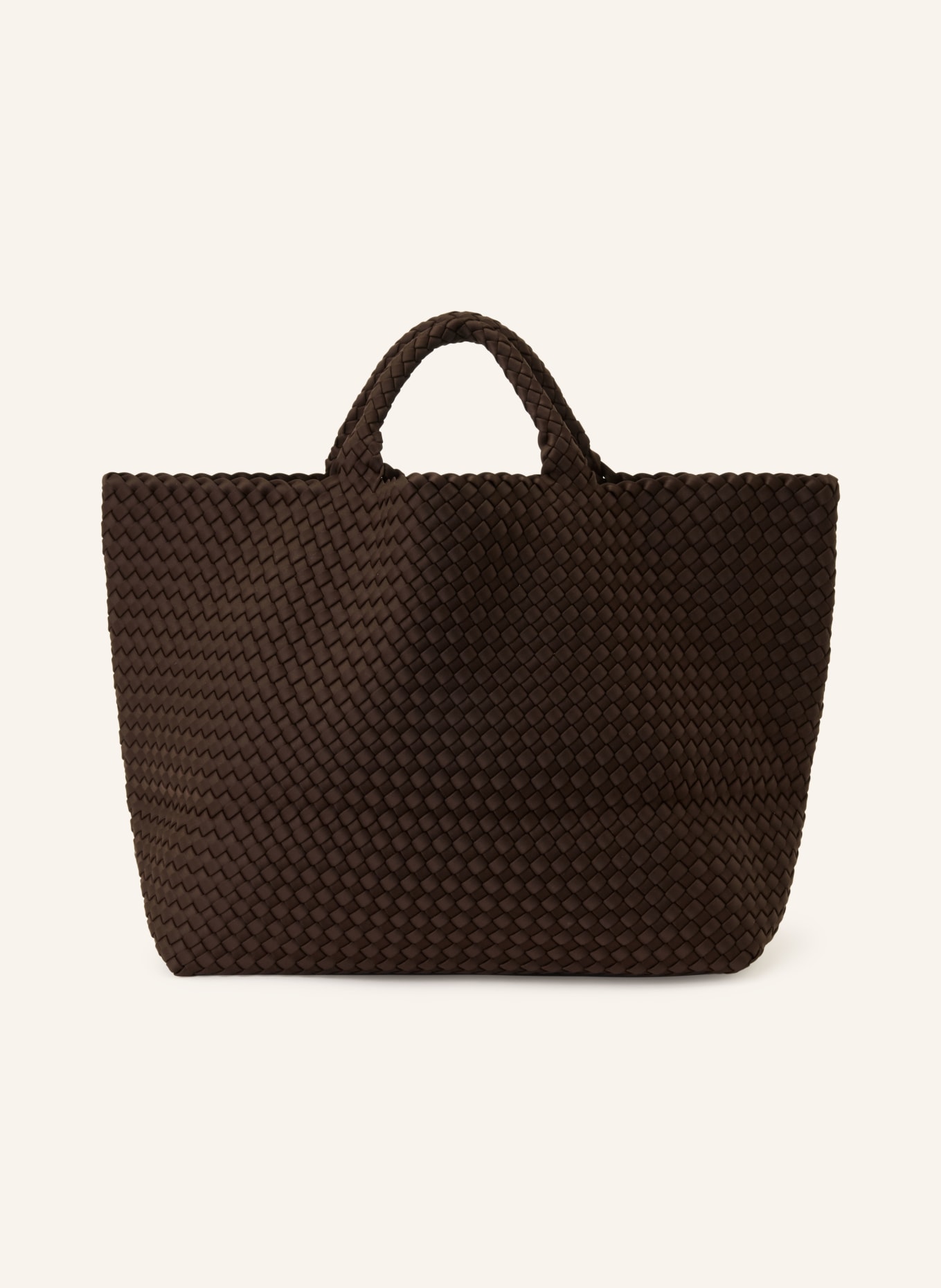 Naghedi Torebka ST BARTHS LARGE z saszetką: CIEMNOBRĄZOWY