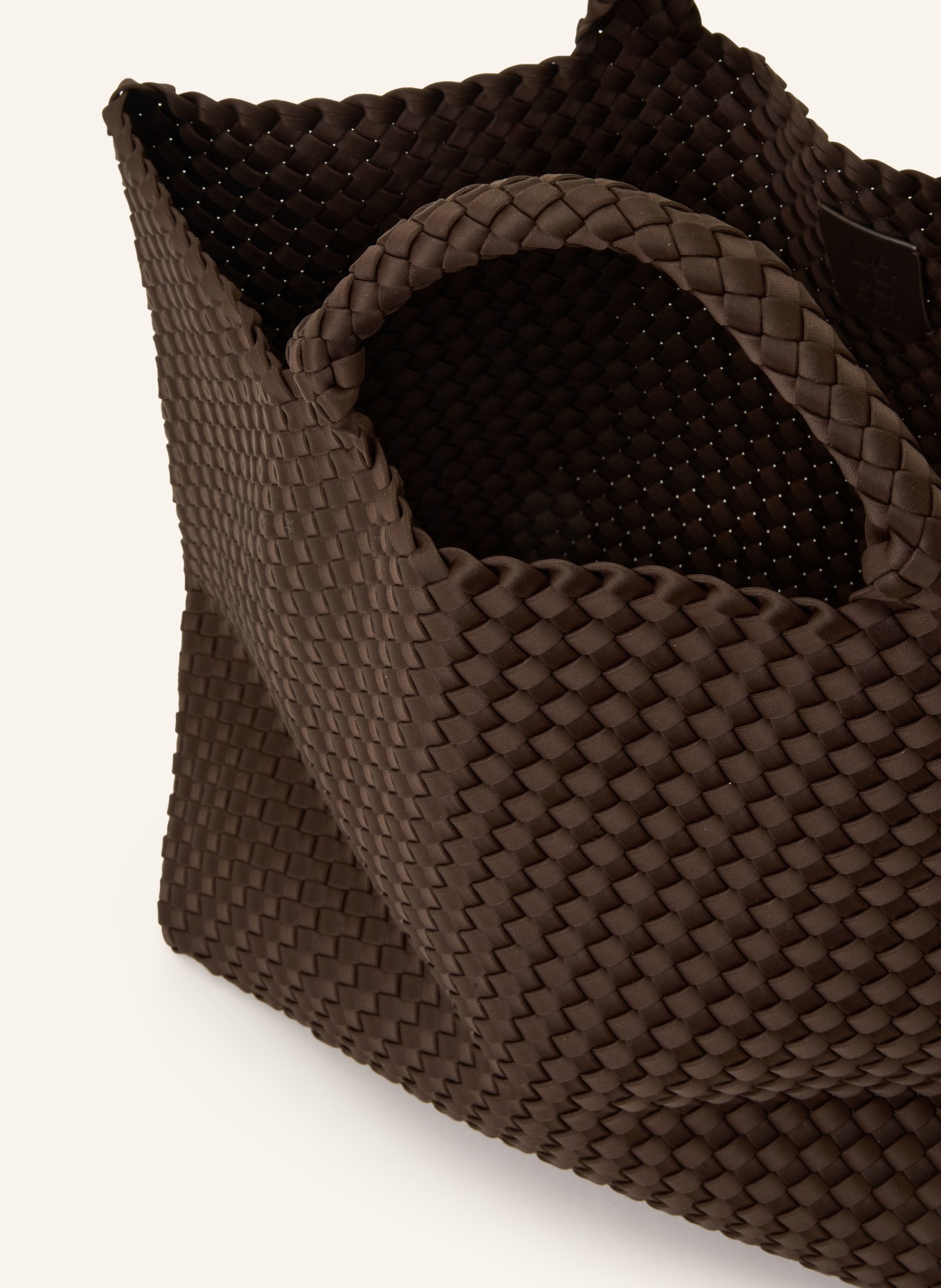 Naghedi Torebka ST BARTHS LARGE z saszetką: CIEMNOBRĄZOWY