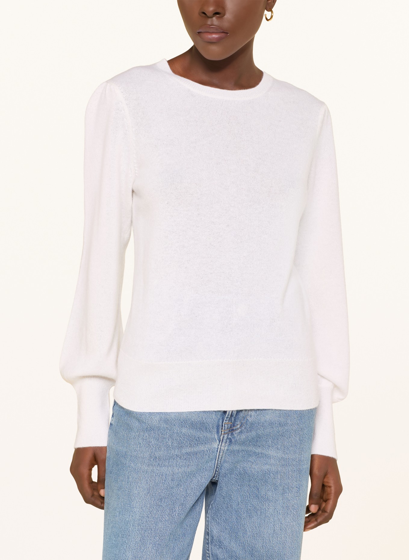 lilienfels Cashmere-Pullover: CREME