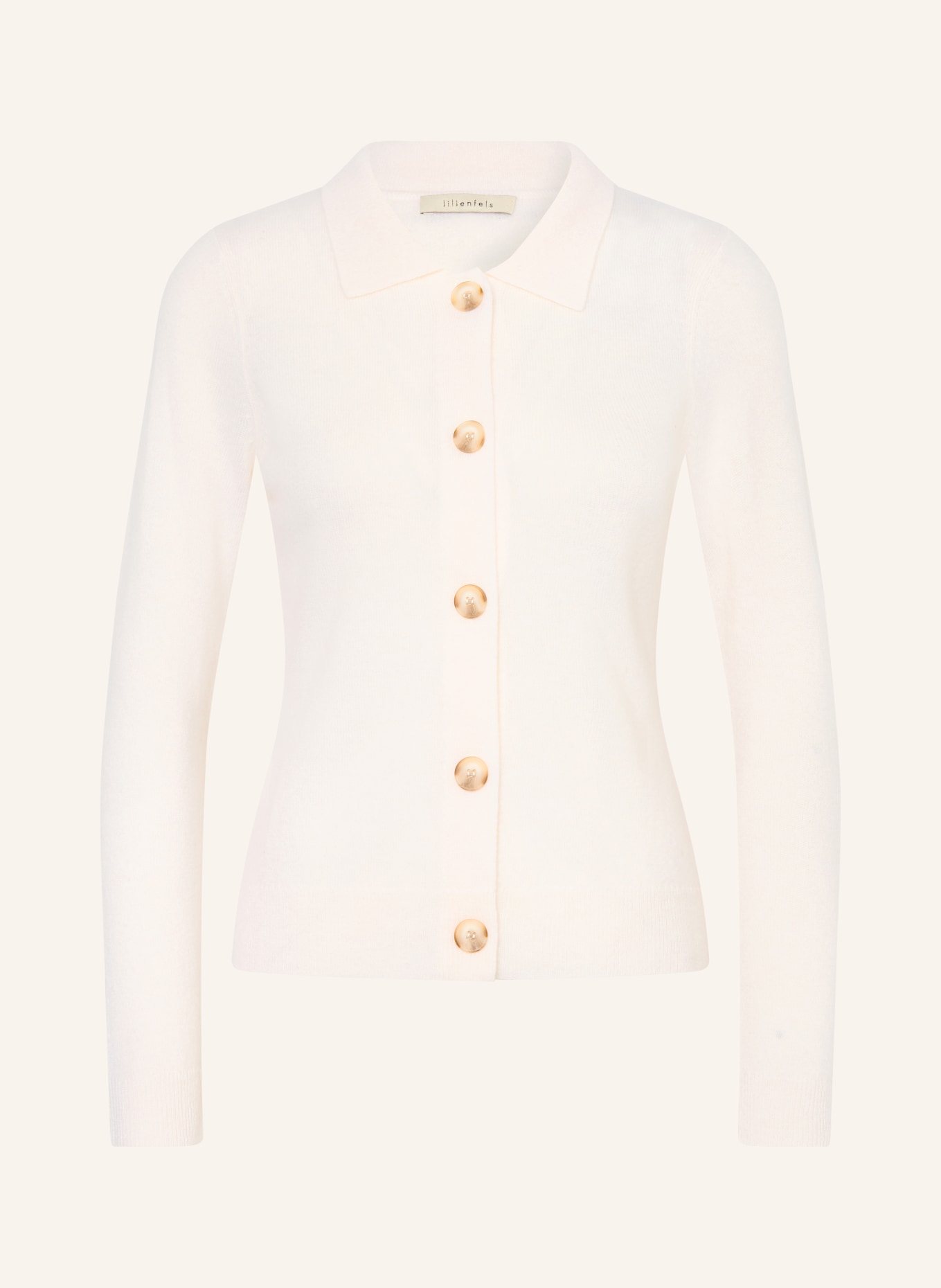 lilienfels Strickjacke mit Cashmere: CREME