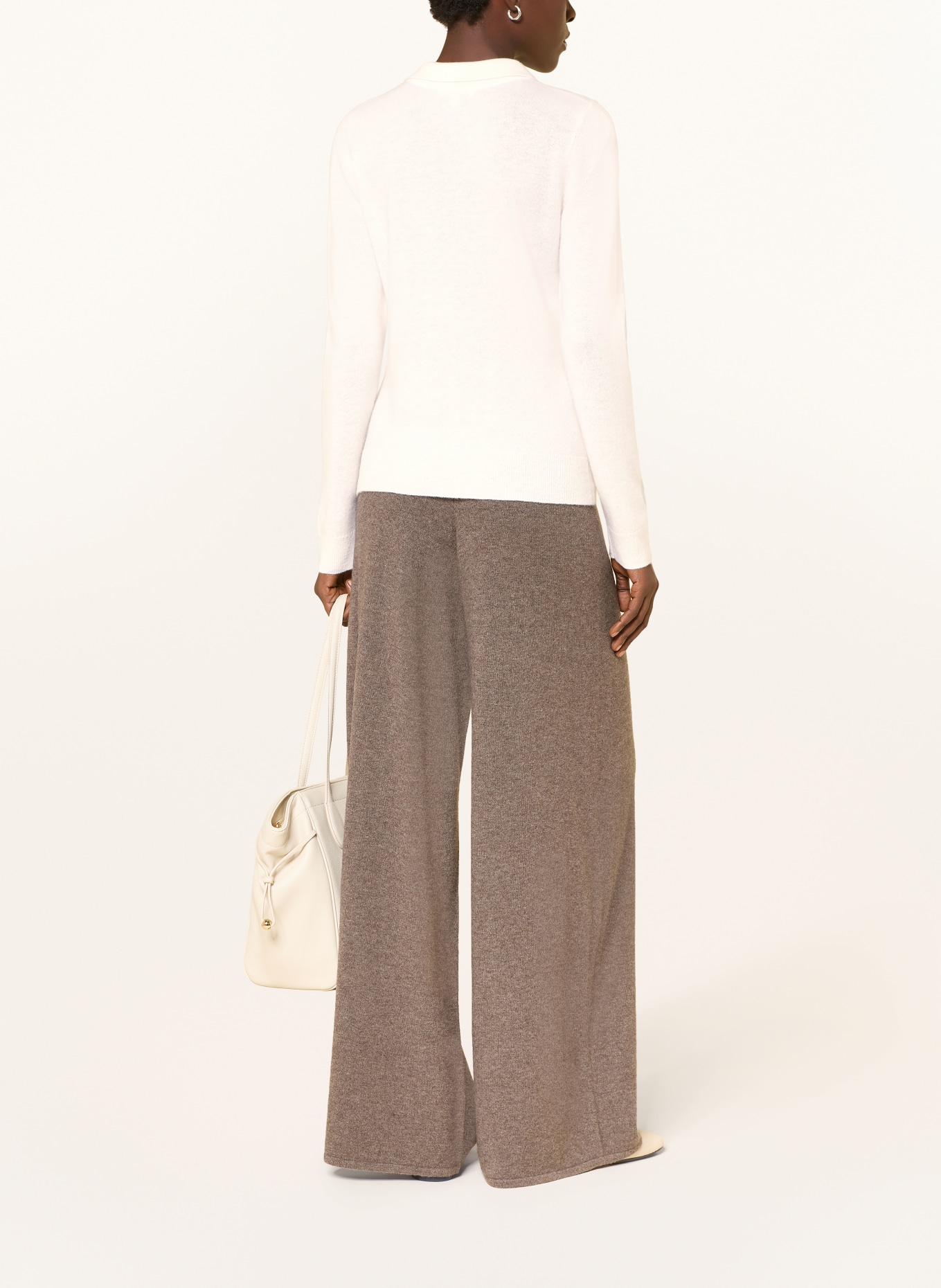 lilienfels Strickjacke mit Cashmere: CREME