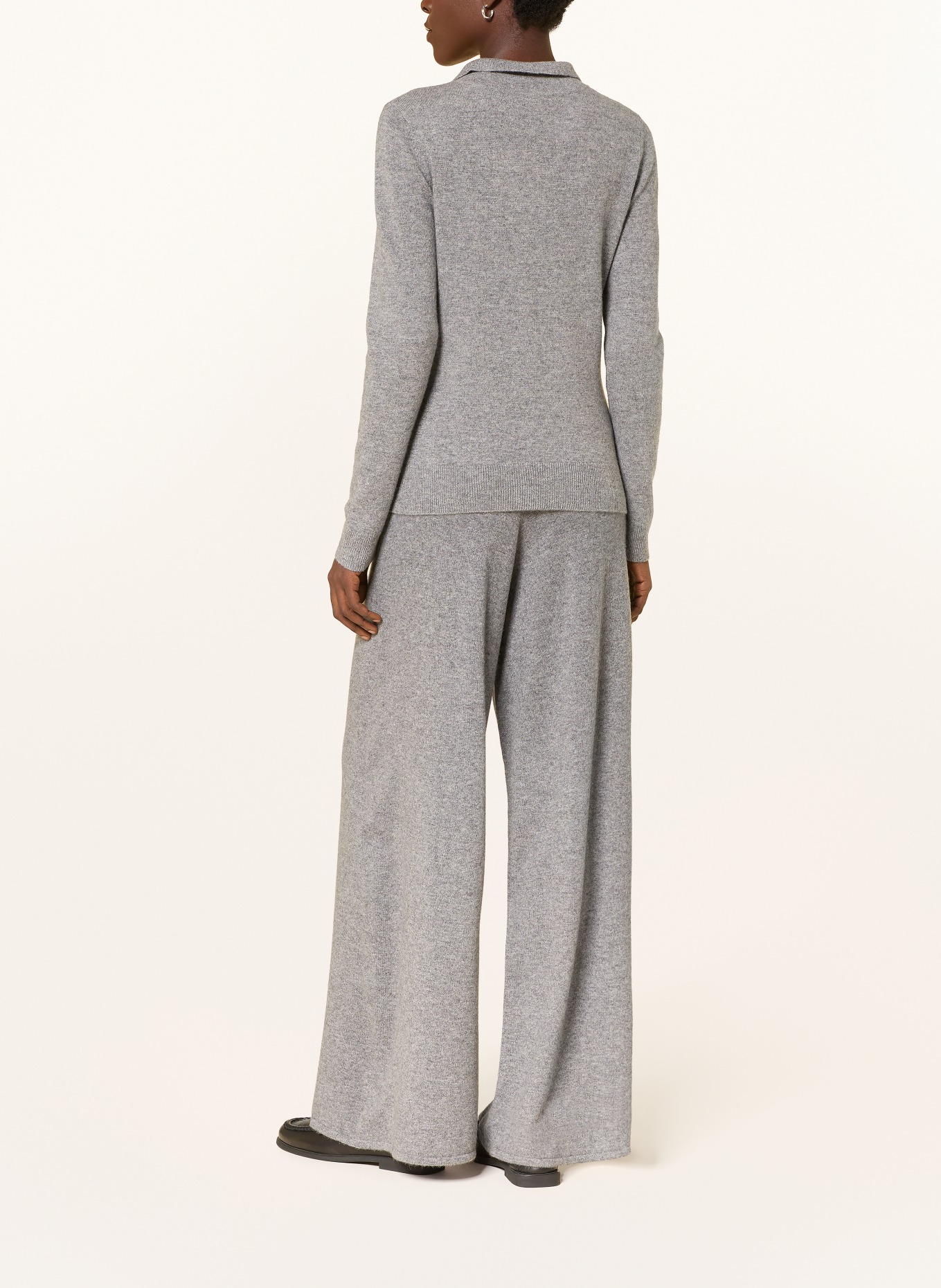 lilienfels Strickjacke mit Cashmere: GRAU