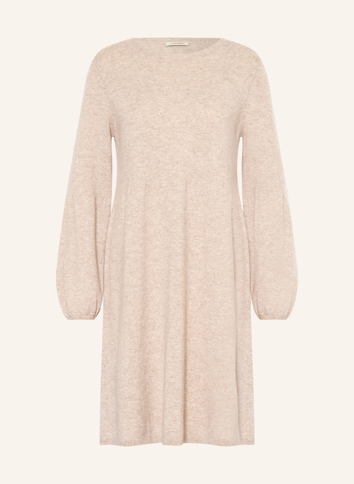 lilienfels Strickkleid mit Cashmere: BEIGE