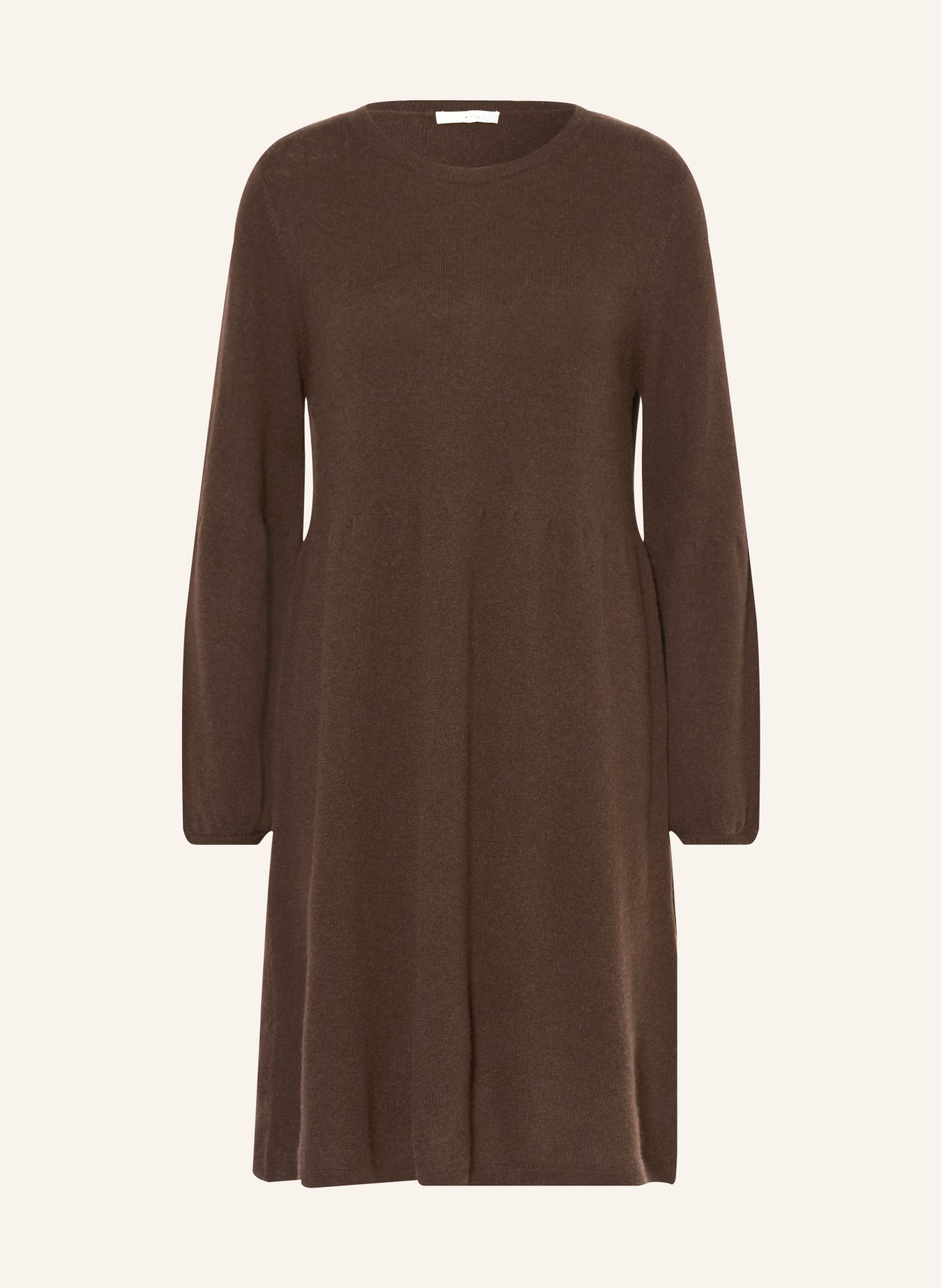 lilienfels Robe en maille avec cachemire: MARRON FONCÉ