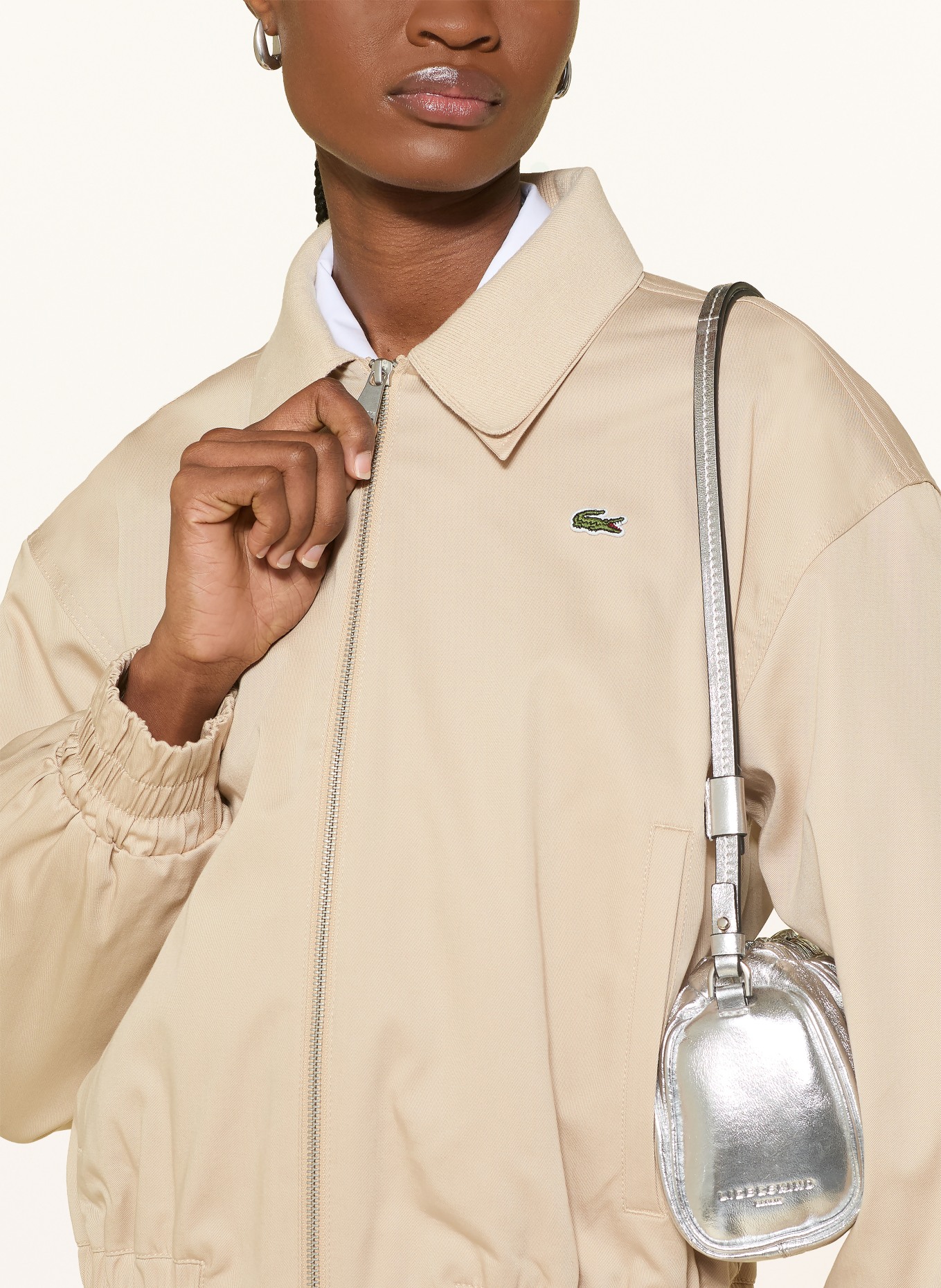 LACOSTE blouson: BEIGE