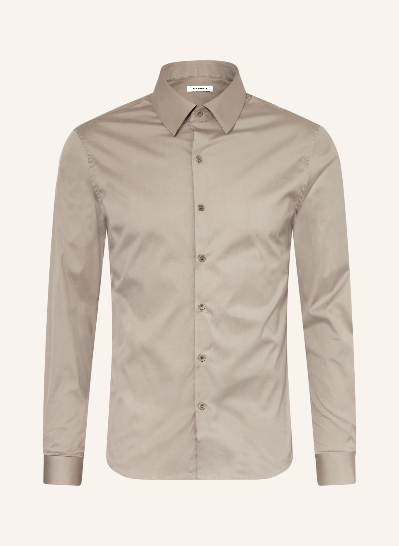 SANDRO Koszula slim fit: SZARY