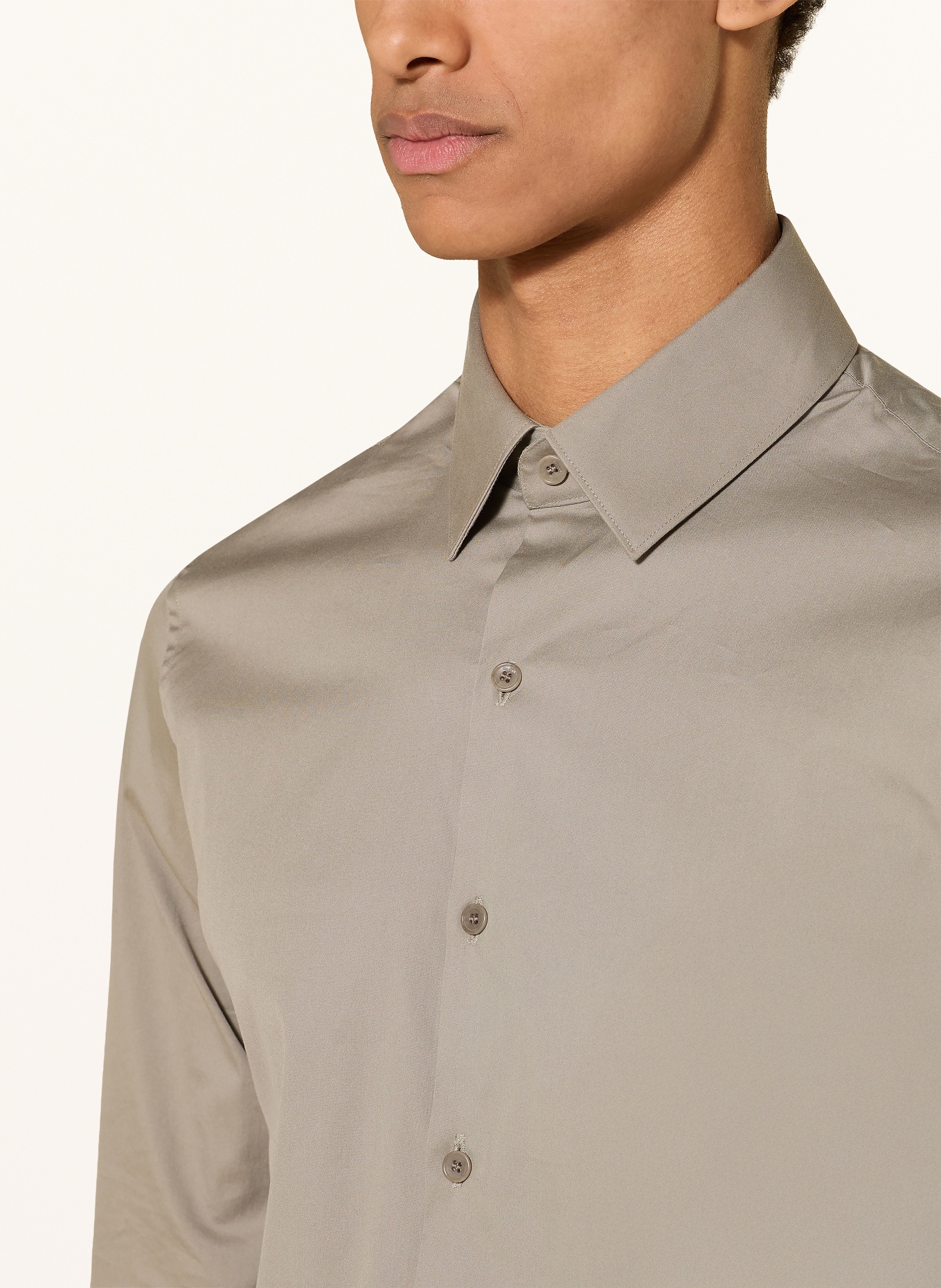 SANDRO Koszula slim fit: SZARY