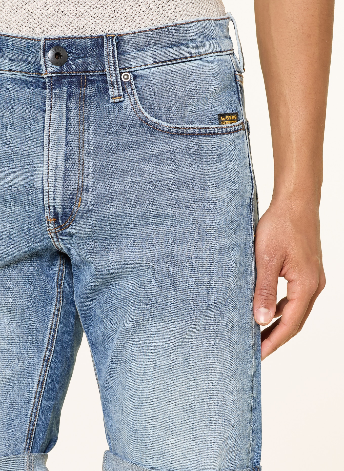 G-Star Jeansshorts MOSA SHORT: C606 faded cascade