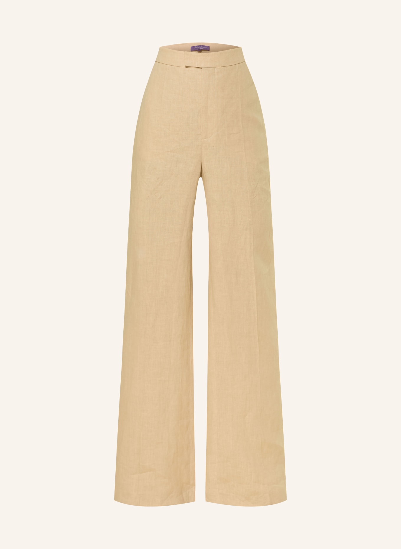RALPH LAUREN Collection Marlenehose DEAN aus Leinen: BEIGE