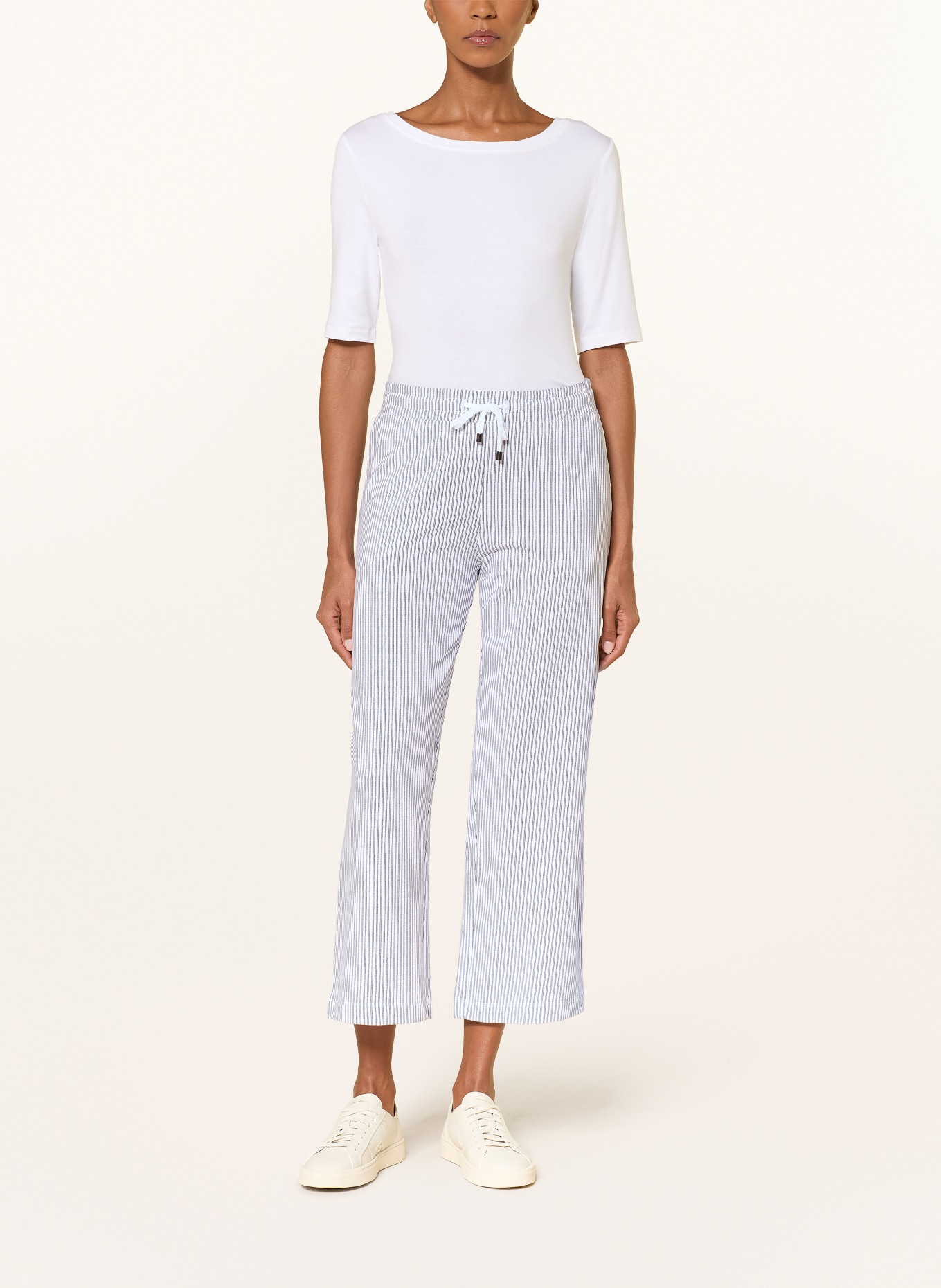 Juvia Sweatpants VASCA: WEISS / DUNKELBLAU