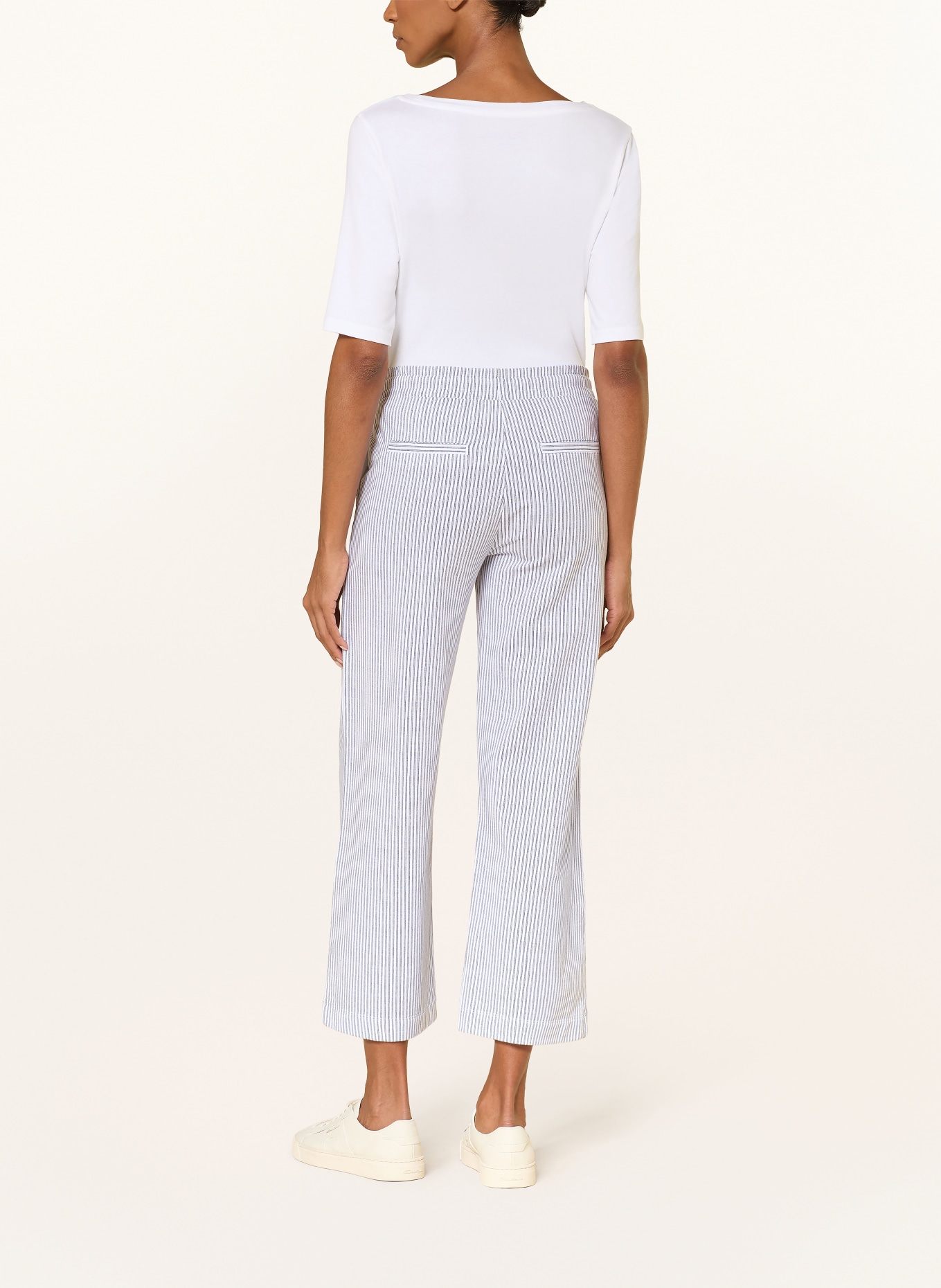 Juvia Sweatpants VASCA: WEISS / DUNKELBLAU