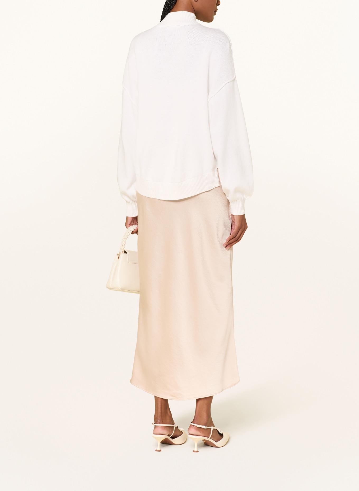 TED BAKER Set HARISA: Kleid und Pullover: HELLBRAUN / WEISS