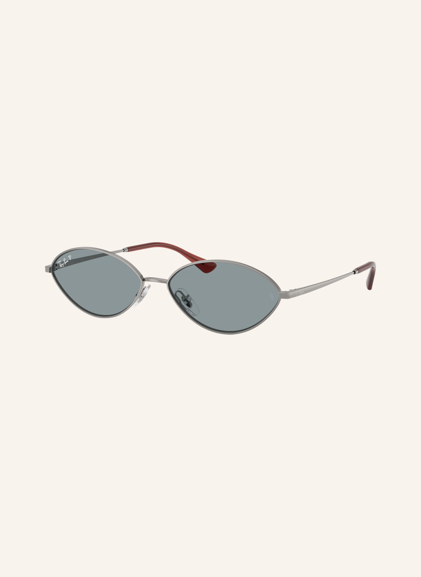 Ray-Ban Sonnenbrille RB3757: SILBER/ GRAU POLARISIERT