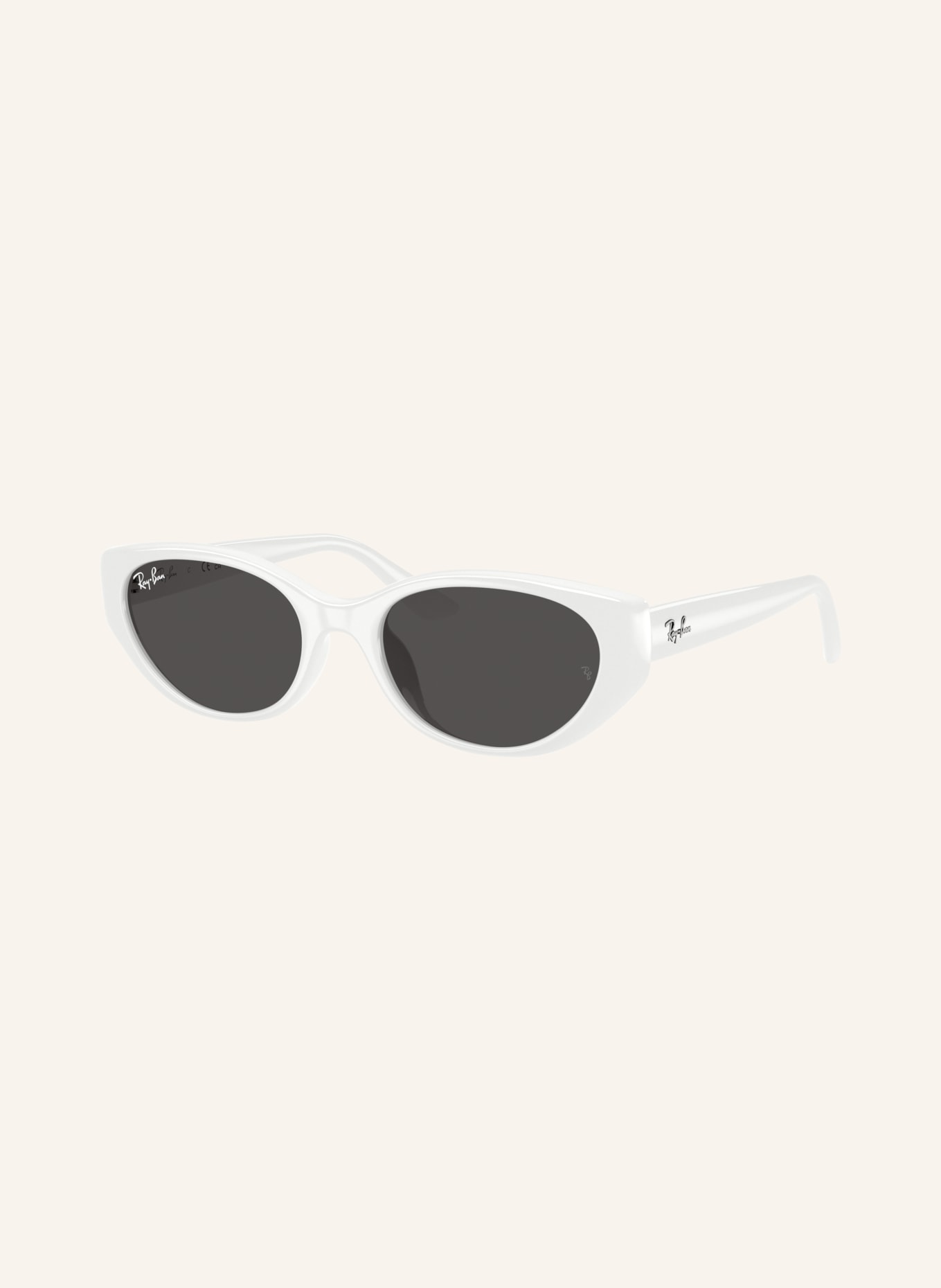 Ray-Ban Sunglasses RB4457D: WHITE/ DARK GRAY