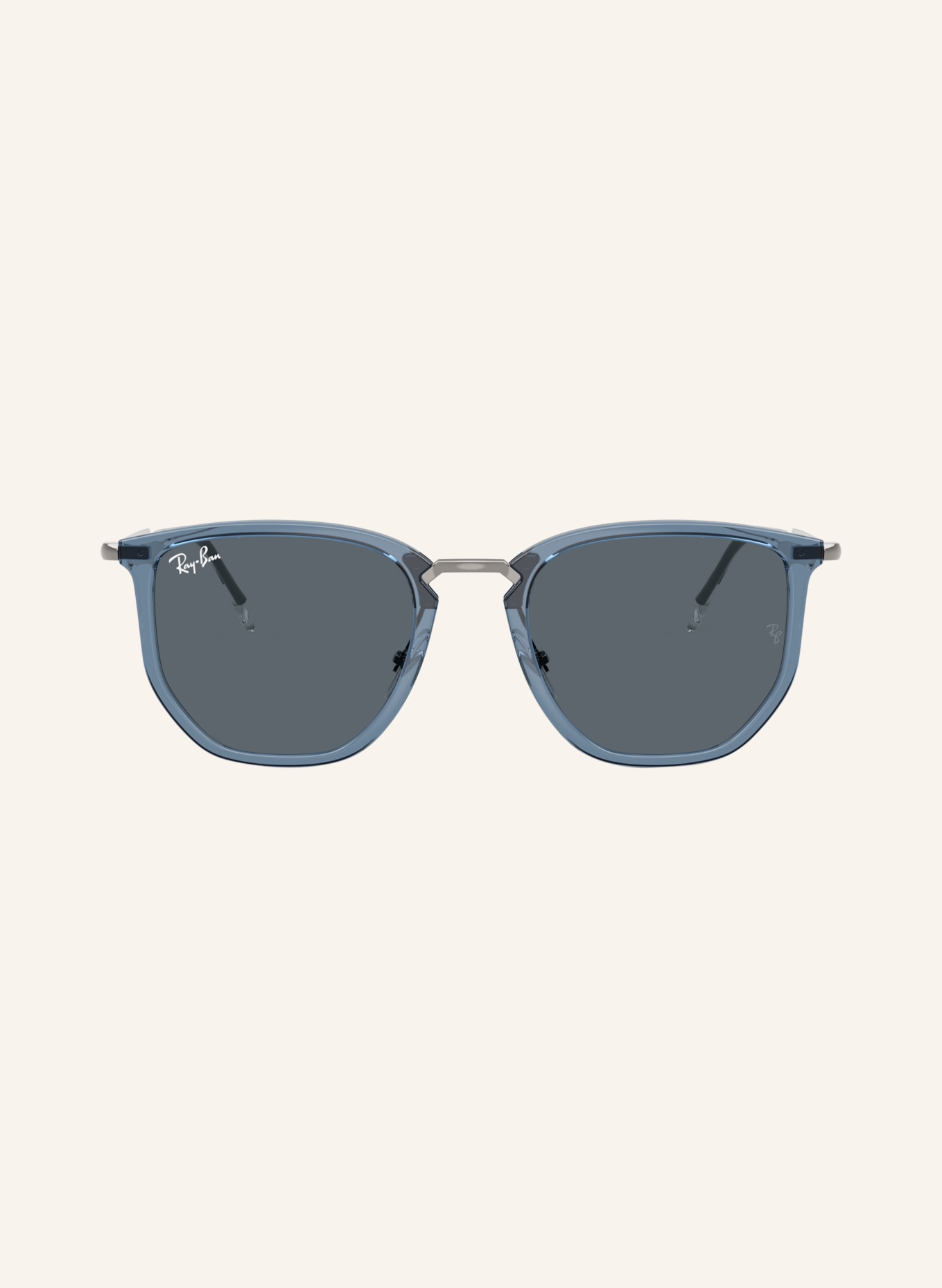 Ray-Ban Lunettes de soleil RB4451: BLEU/BLEU