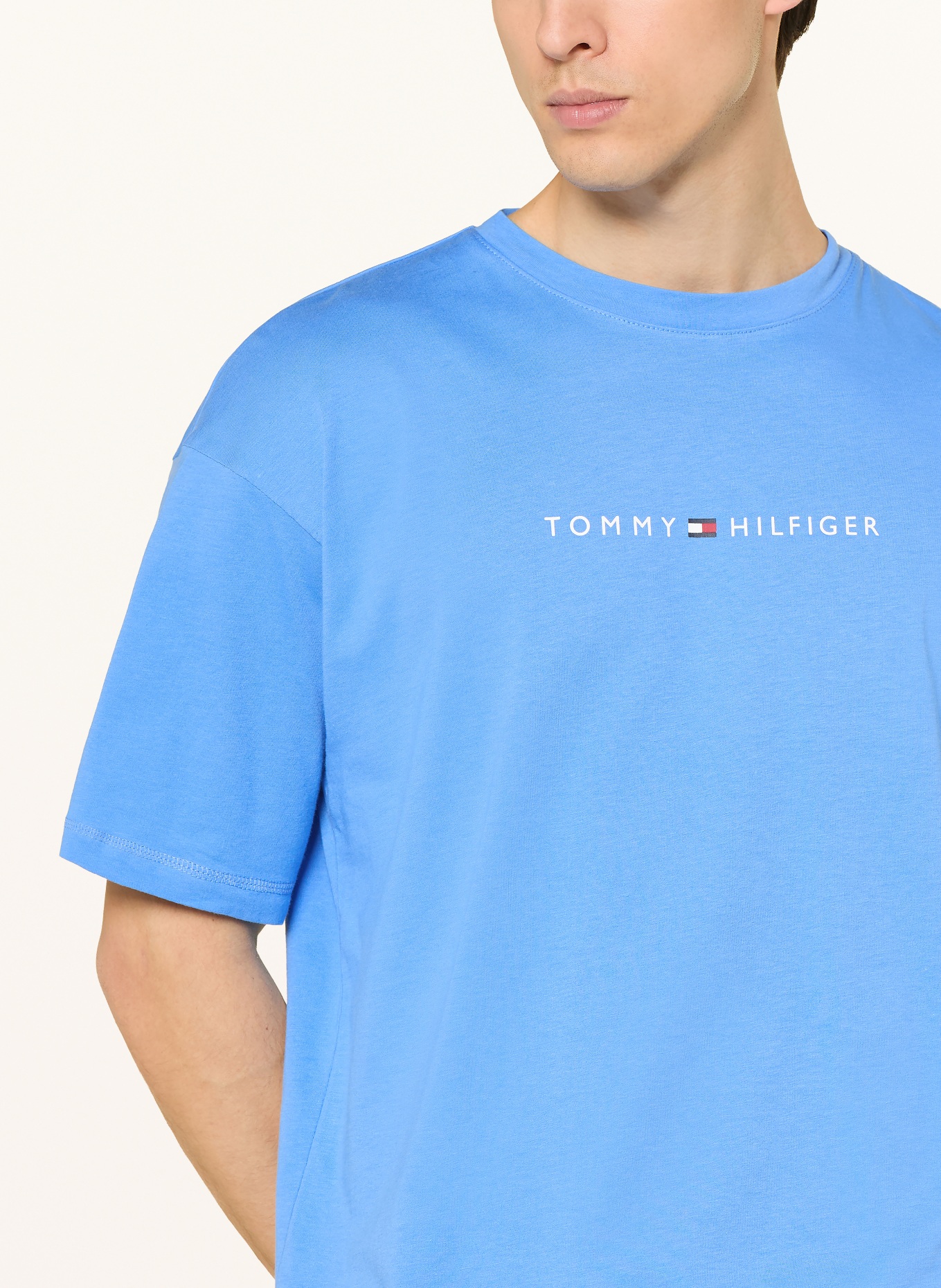 TOMMY HILFIGER sleep shirt: BLUE