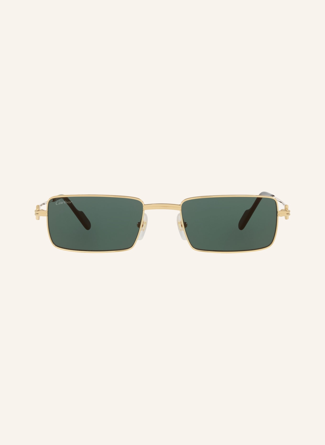 Cartier Sunglasses 6L001764: GOLD/GREEN