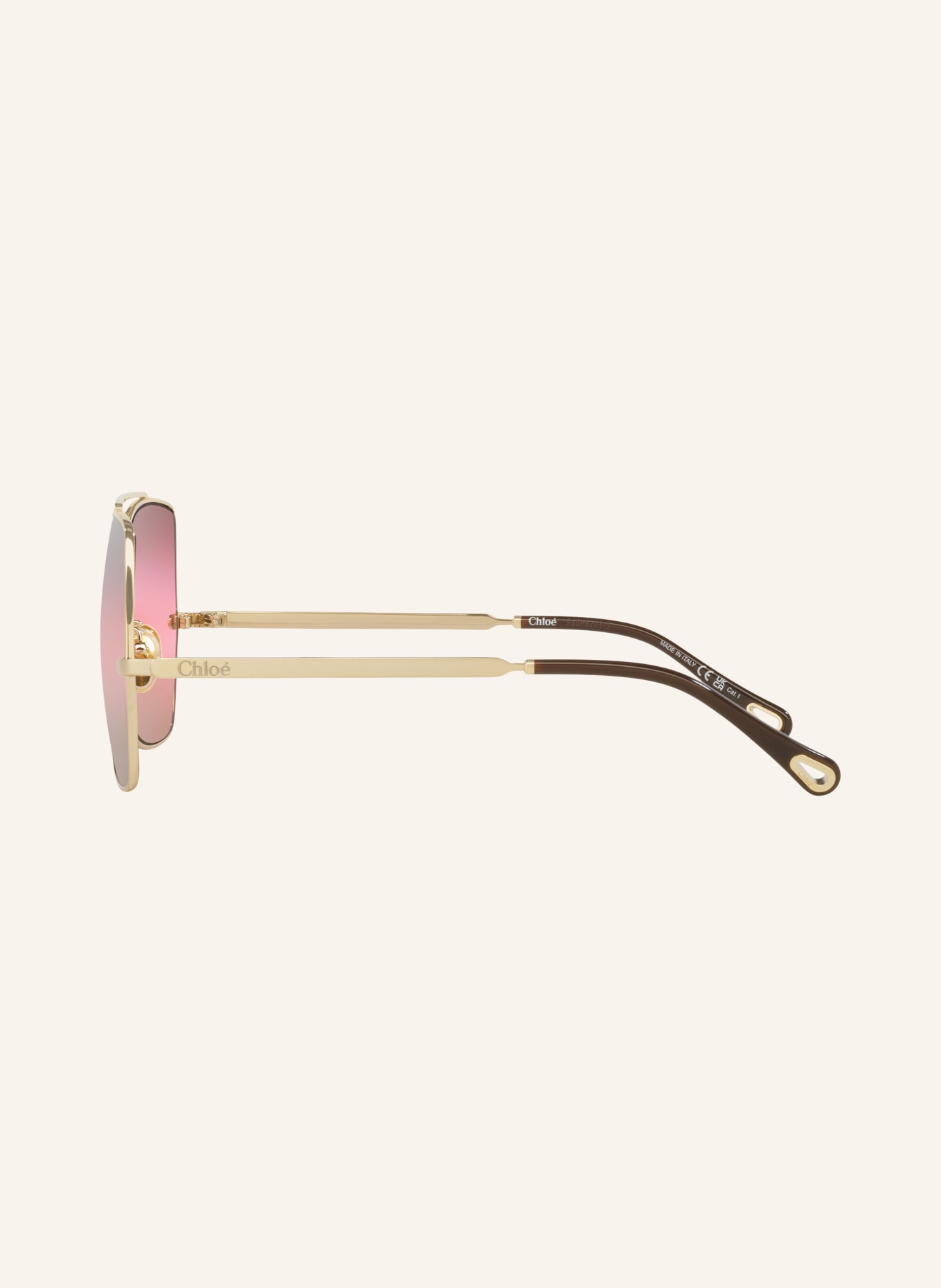 Cartier Sonnenbrille 6N000549: GOLD/ ROT