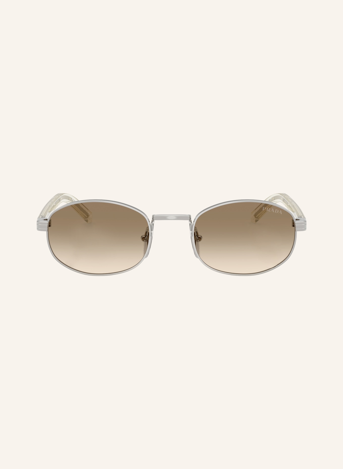 PRADA Sunglasses PR B53S: SILVER/BROWN GRADIENT