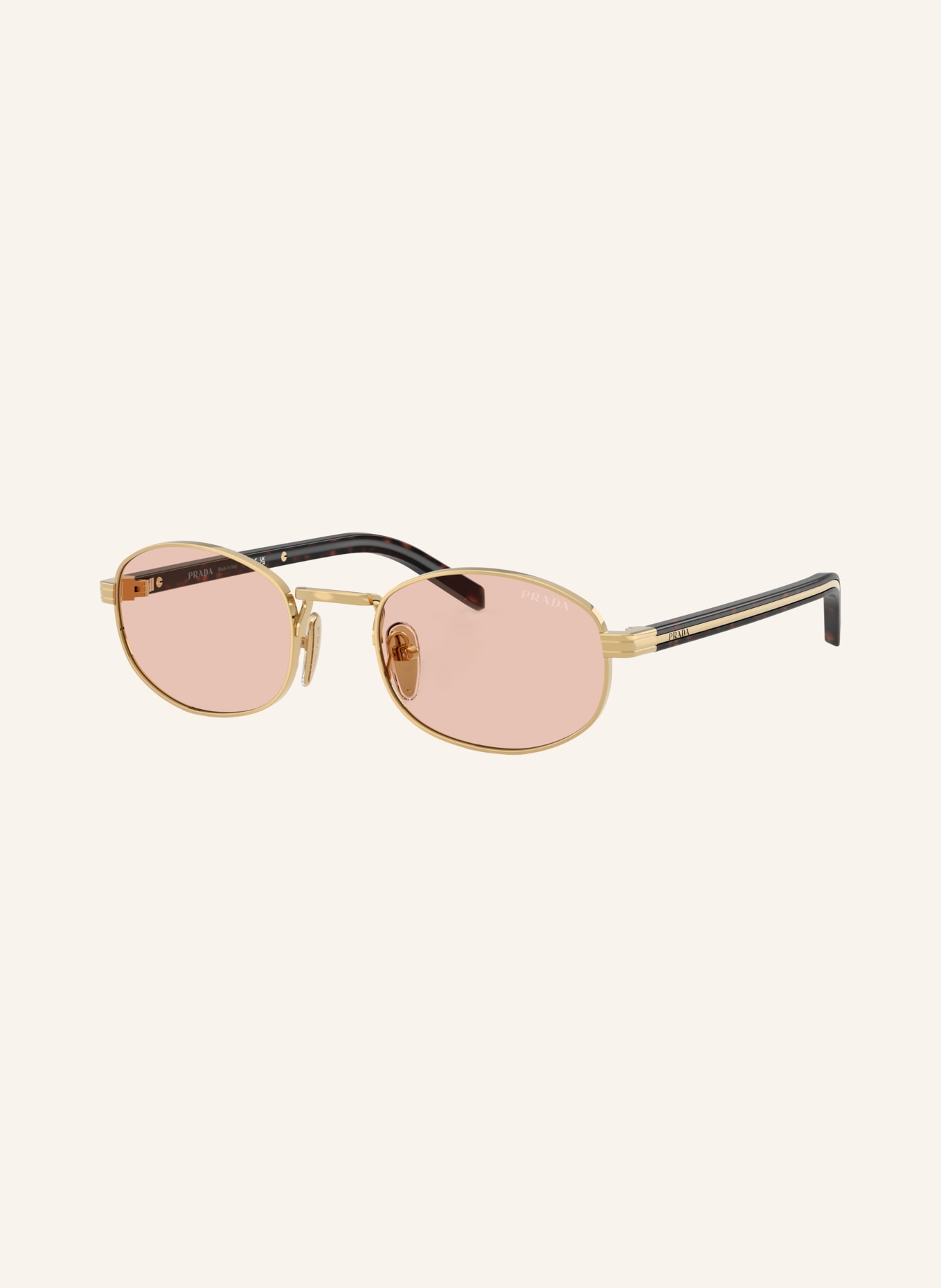 PRADA Sunglasses PR B53S: GOLD/PINK