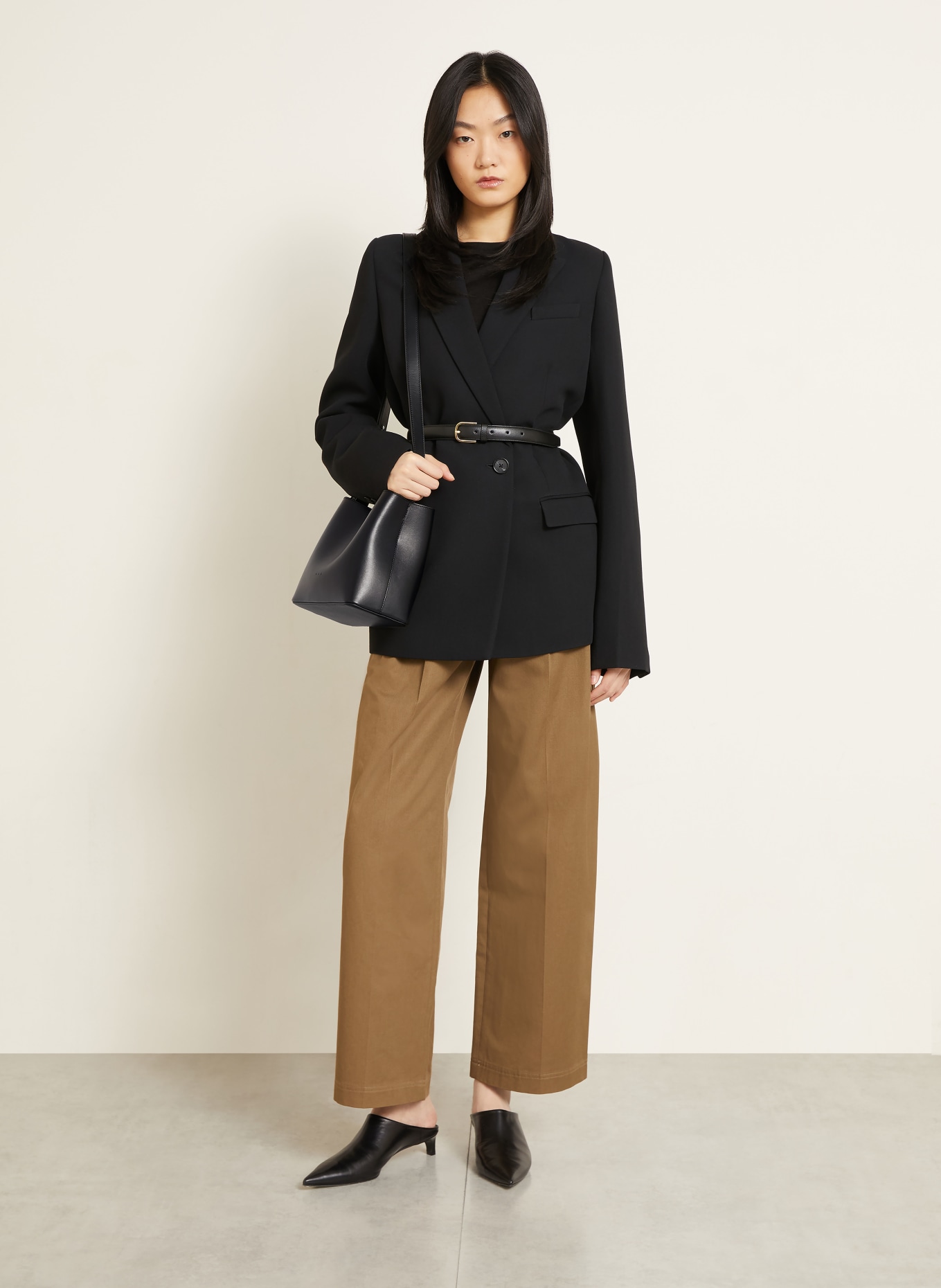 AESTHER EKME Crossbody bag ORIGINAL MINI SAC: BLACK