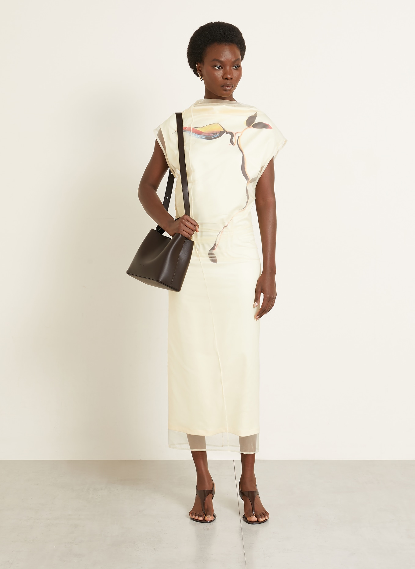 AESTHER EKME Sac à bandoulière ORIGINAL MINI SAC: MARRON FONCÉ