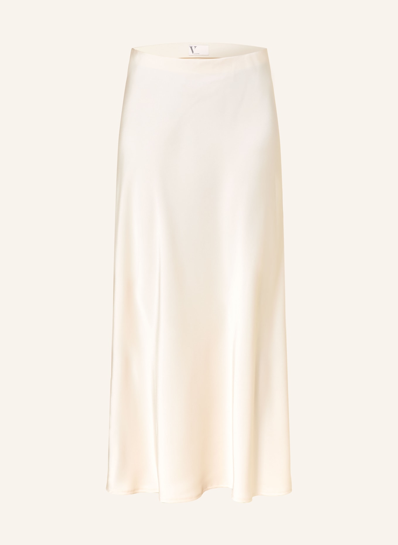 V by Vera Mont jupe en satin: ÉCRU