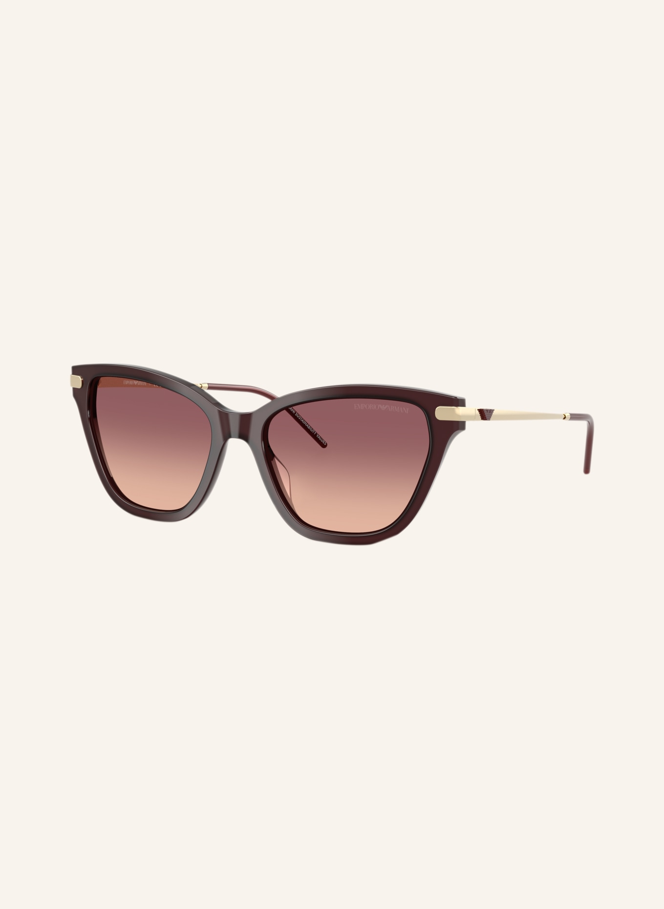 EMPORIO ARMANI Sunglasses EA4251: DARK RED/PURPLE GRADIENT