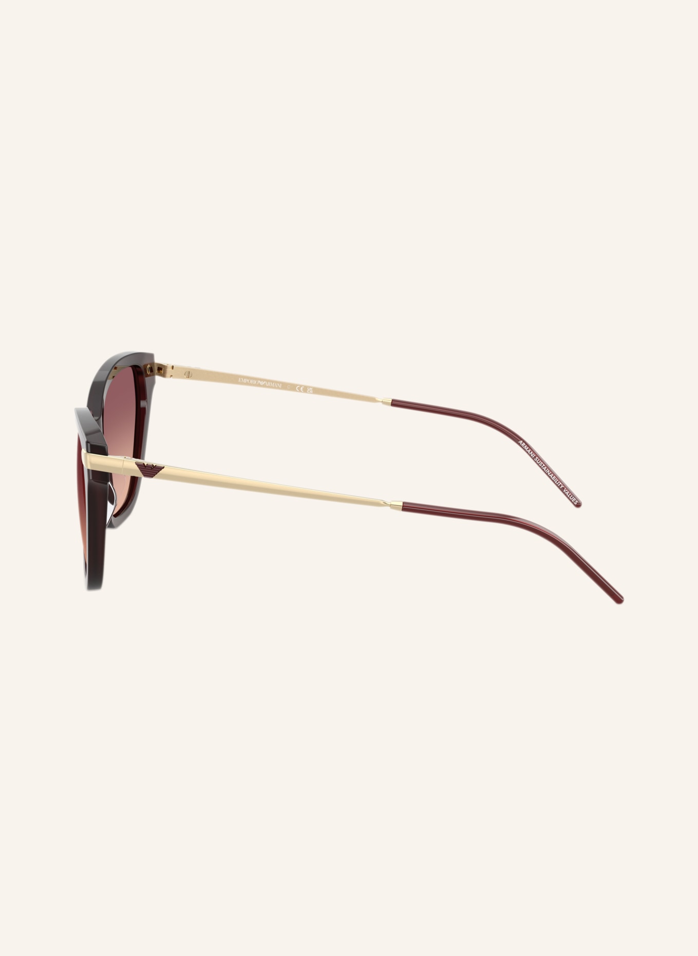 EMPORIO ARMANI Sunglasses EA4251: DARK RED/PURPLE GRADIENT