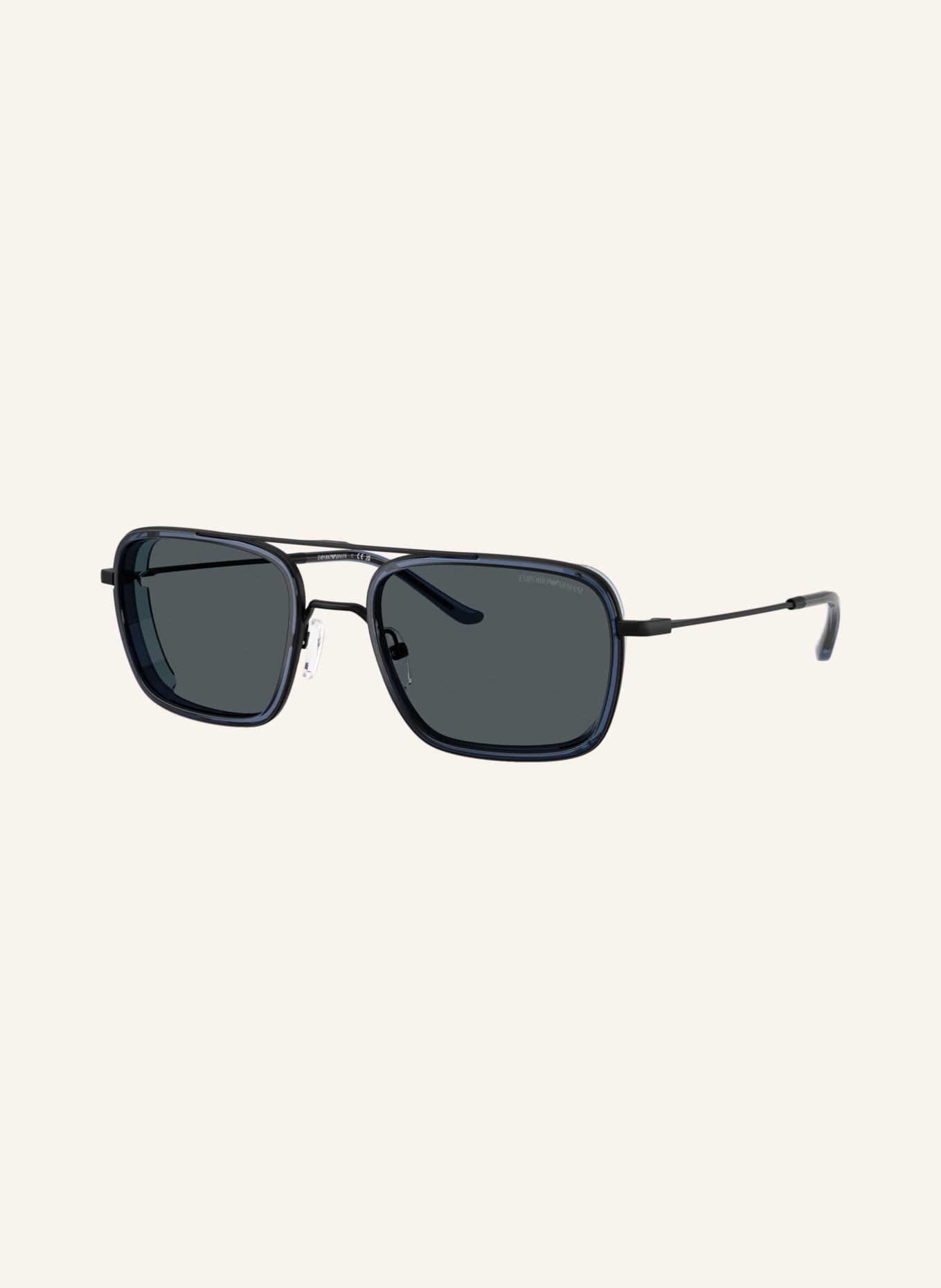 EMPORIO ARMANI Sonnenbrille EA2162: MATT SCHWARZ/ DUNKELBLAU