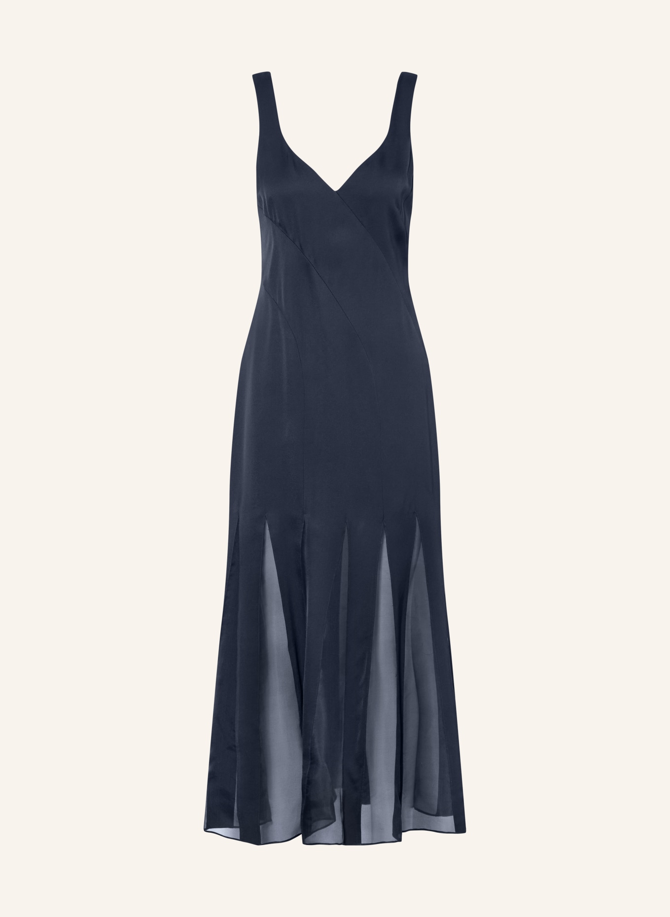 BOSS Satin dress DONABELLI: DARK BLUE