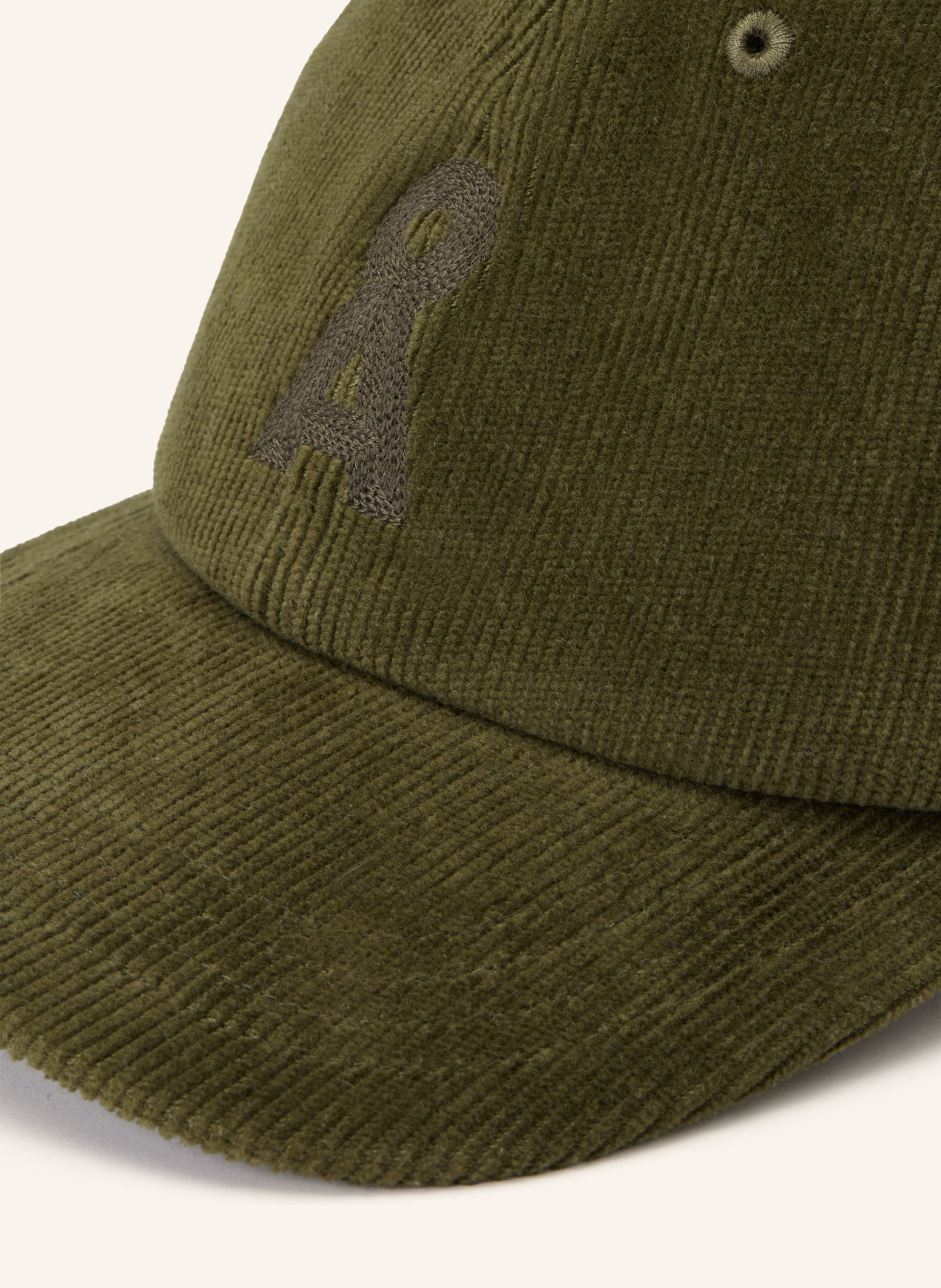 ARMEDANGELS Corduroy cap YENAAS: OLIVE