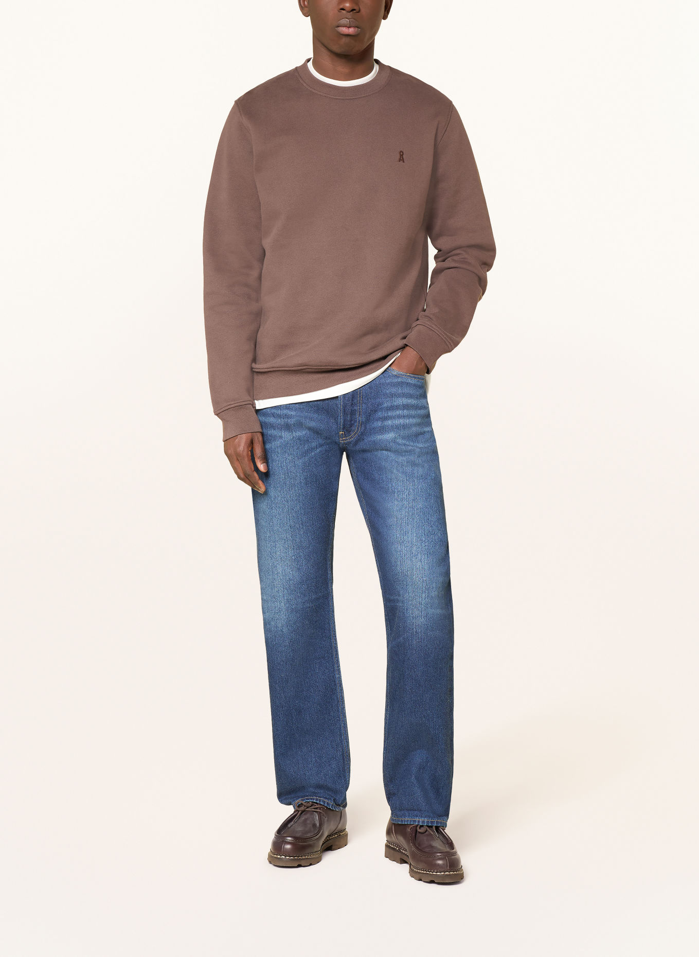 ARMEDANGELS Sweatshirt BAARO: TAUPE