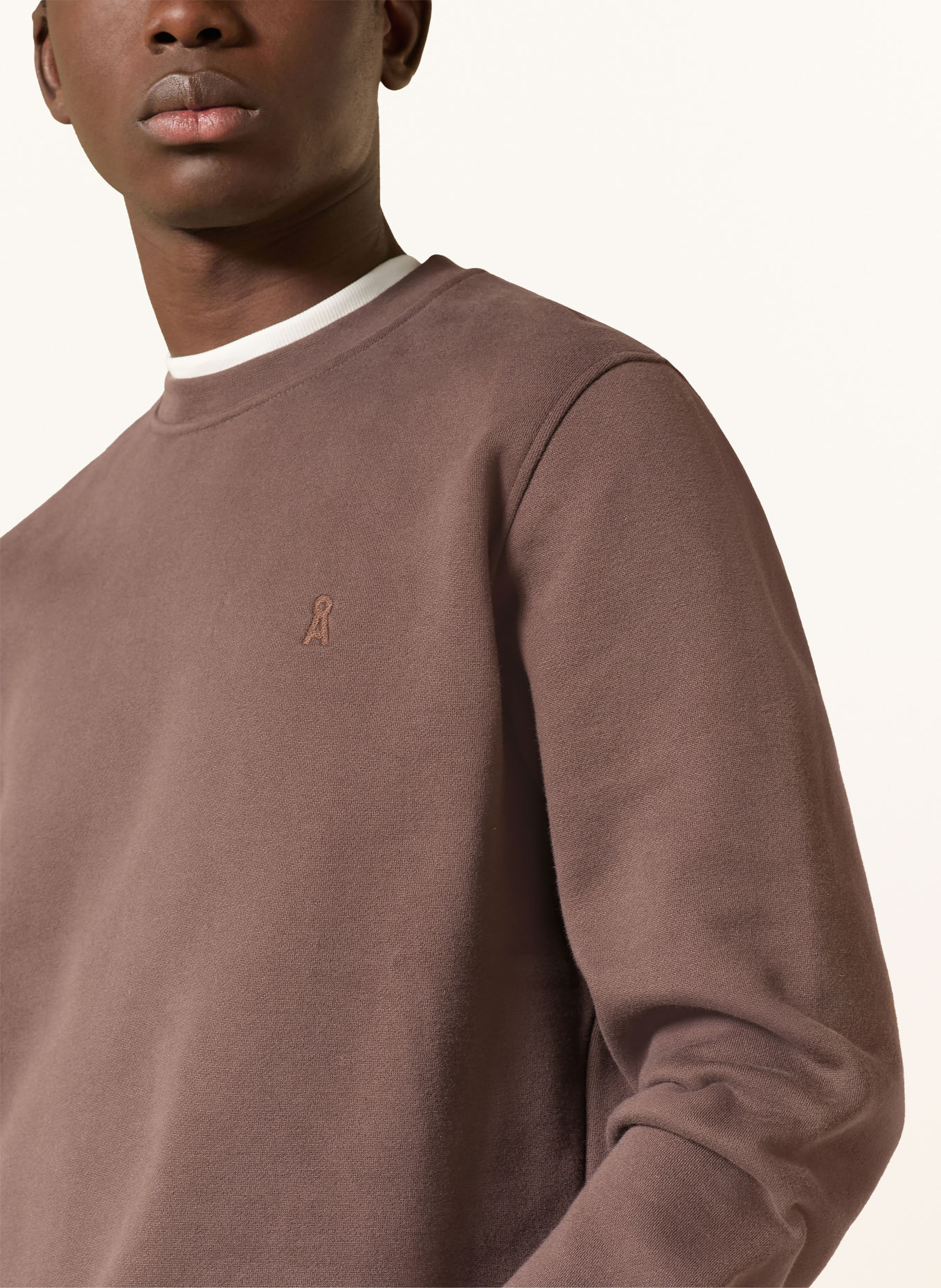 ARMEDANGELS Sweatshirt BAARO: TAUPE