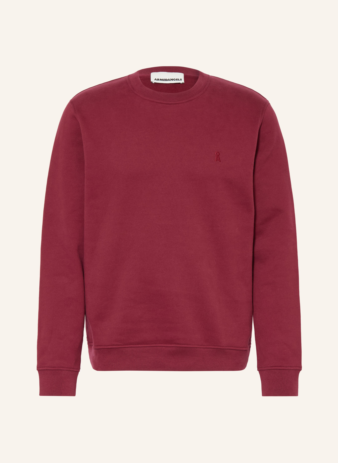 ARMEDANGELS Sweatshirt BAARO: DARK RED