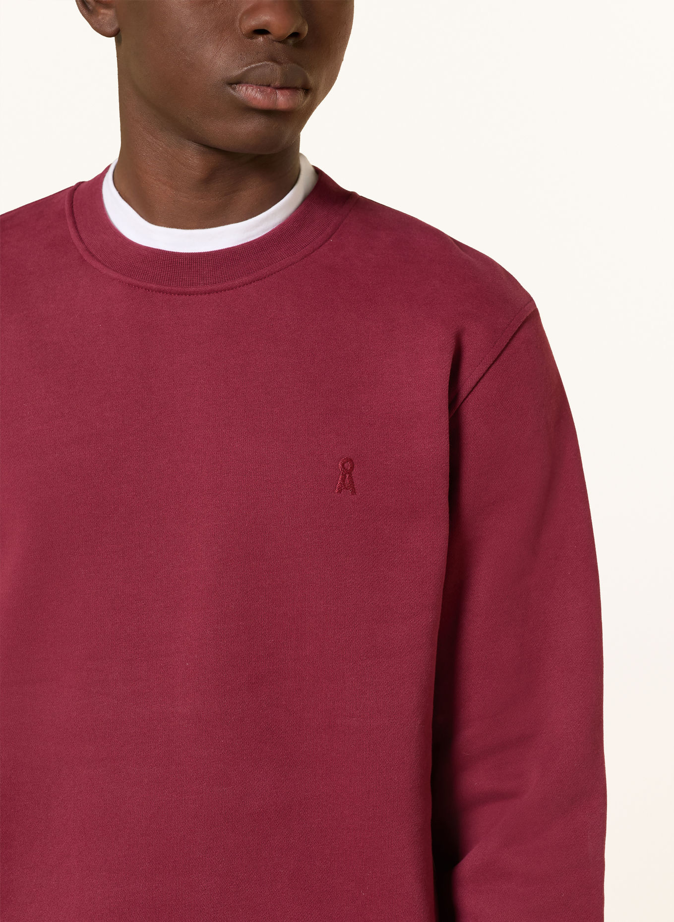ARMEDANGELS Sweatshirt BAARO: DARK RED