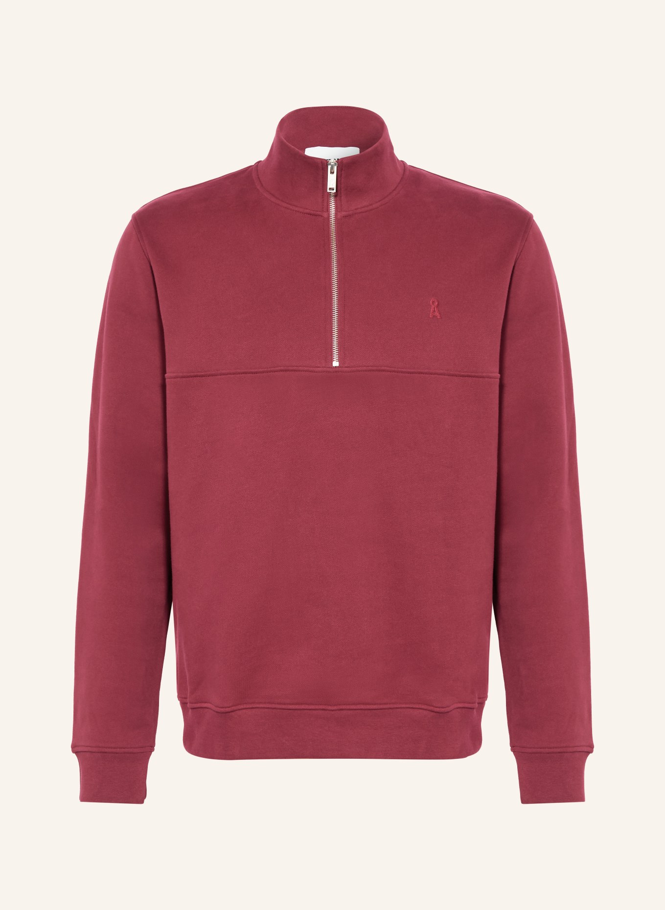 ARMEDANGELS Sweatshirt WAARLO: MØRKERØD
