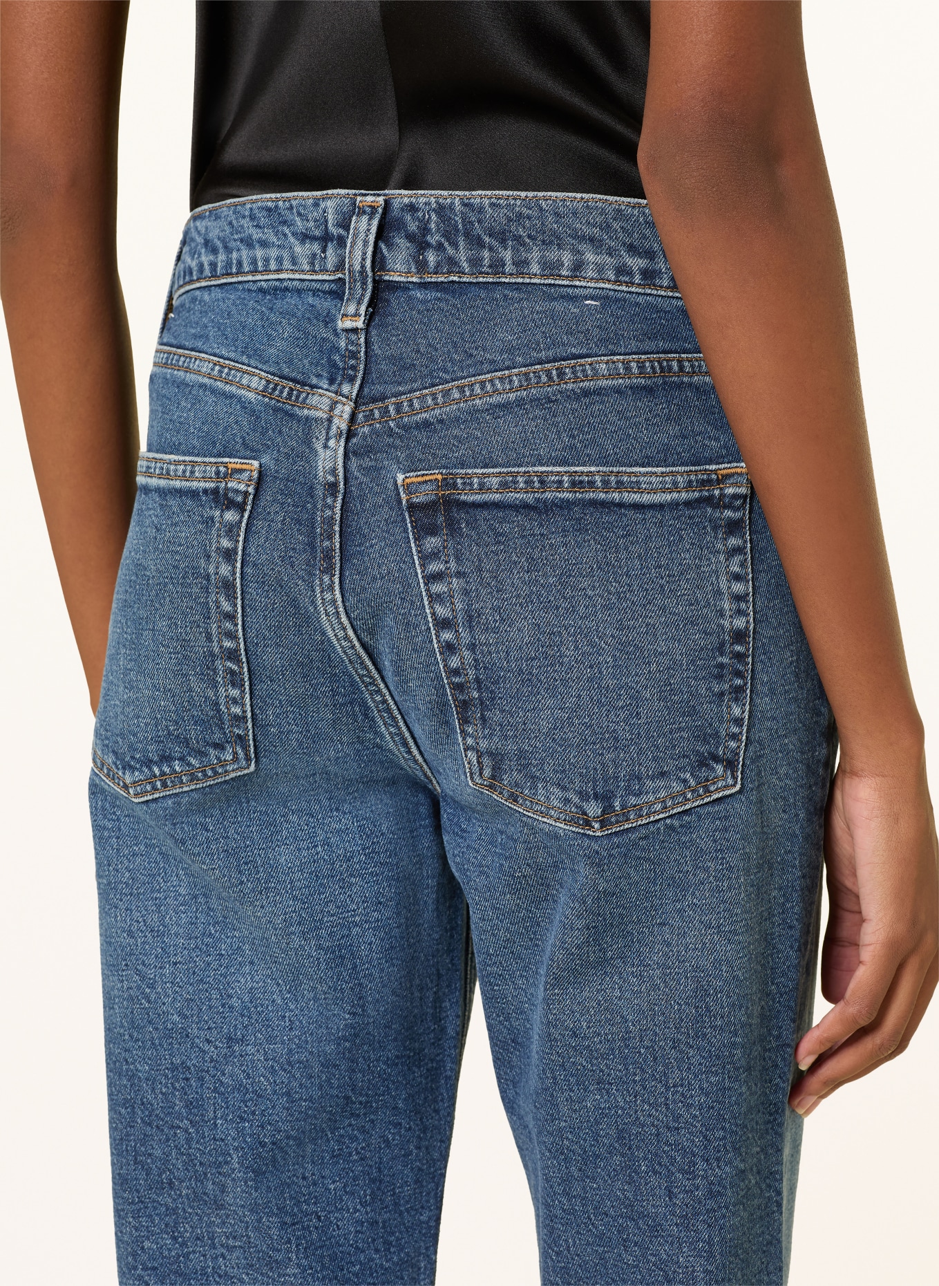 AGOLDE Straight džíny VALEN: solace  dk vint ind cut