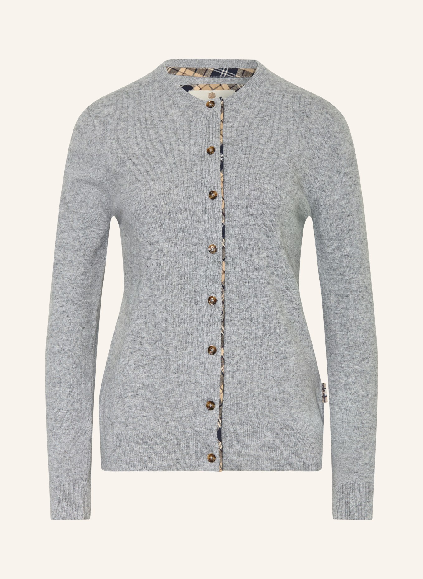 Barbour Vest PENDLE: LICHTGRIJS / BEIGE / ZWART